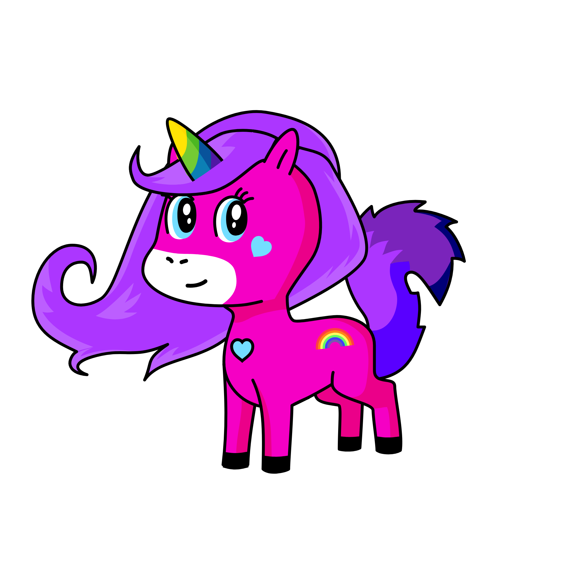 Lankyboxgamesfoxy, the unicorn