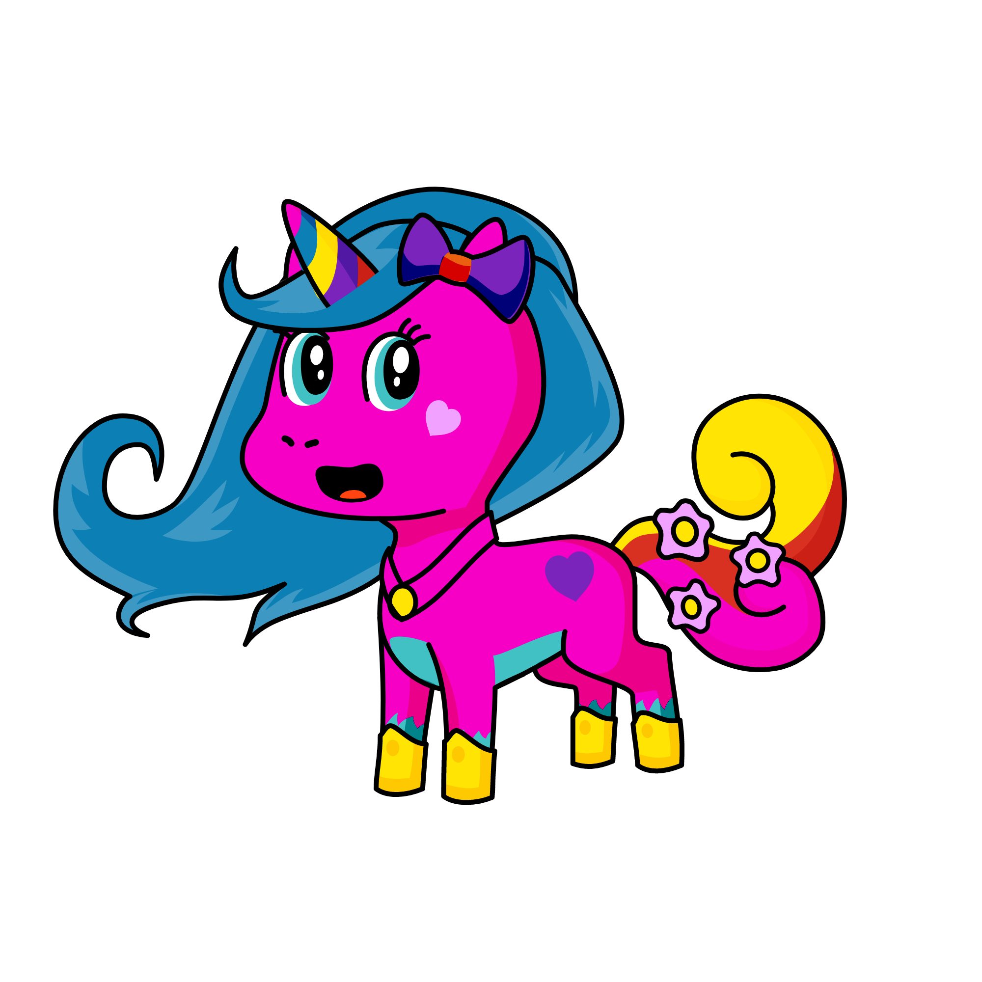 Saartje, the unicorn