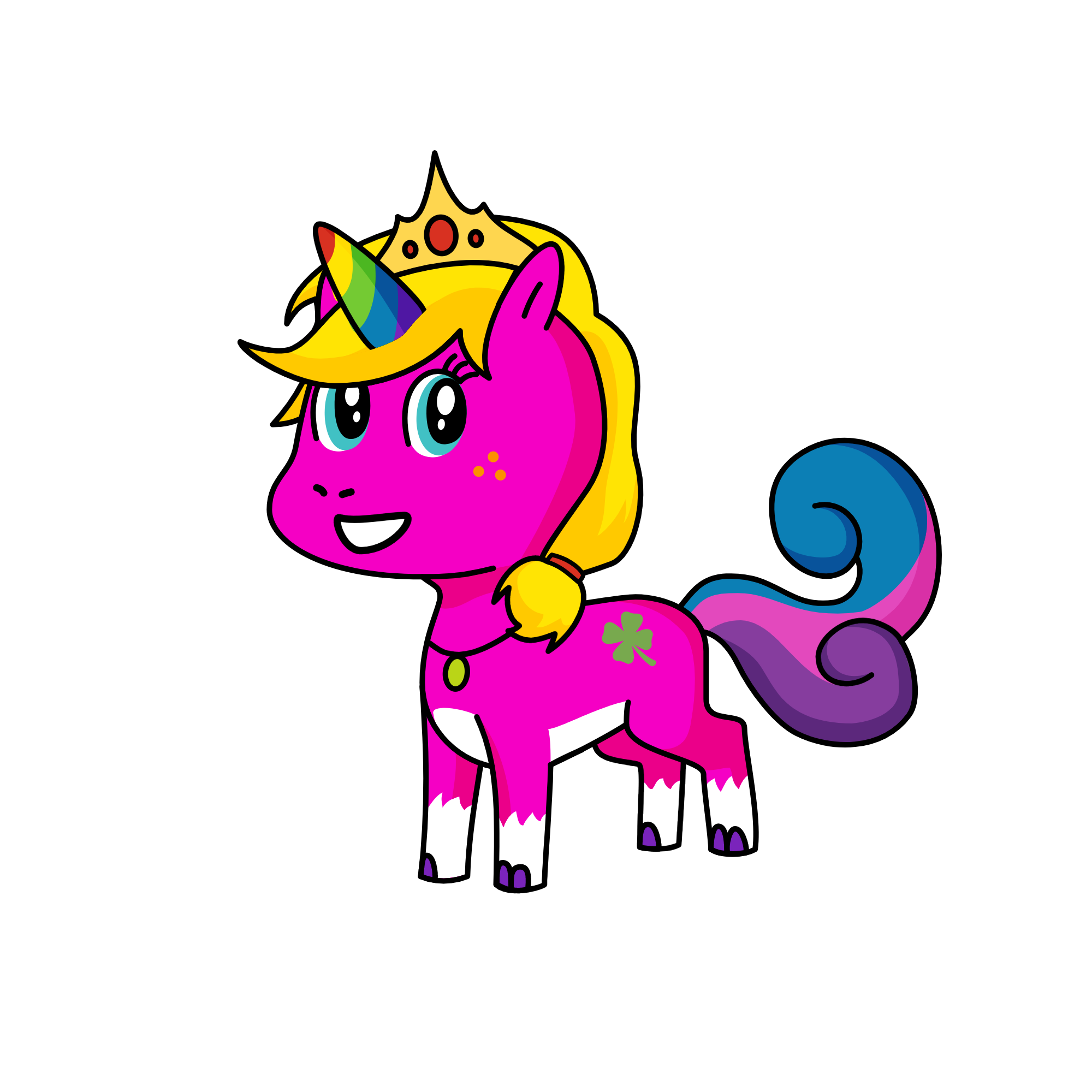 Nieve, the unicorn