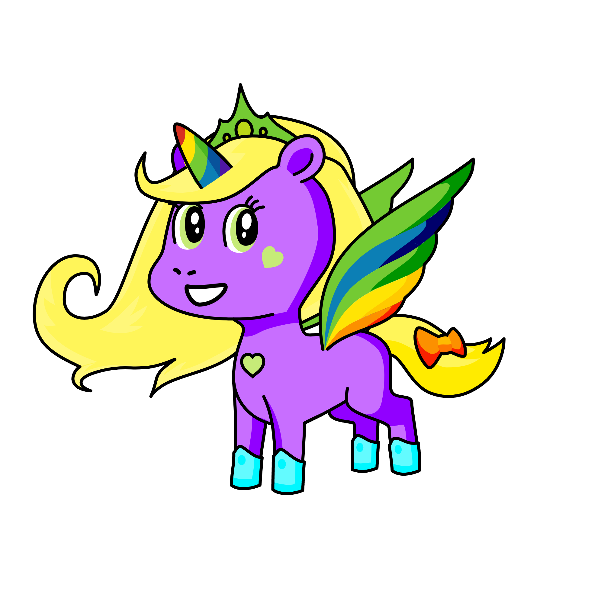 Sunny, the unicorn