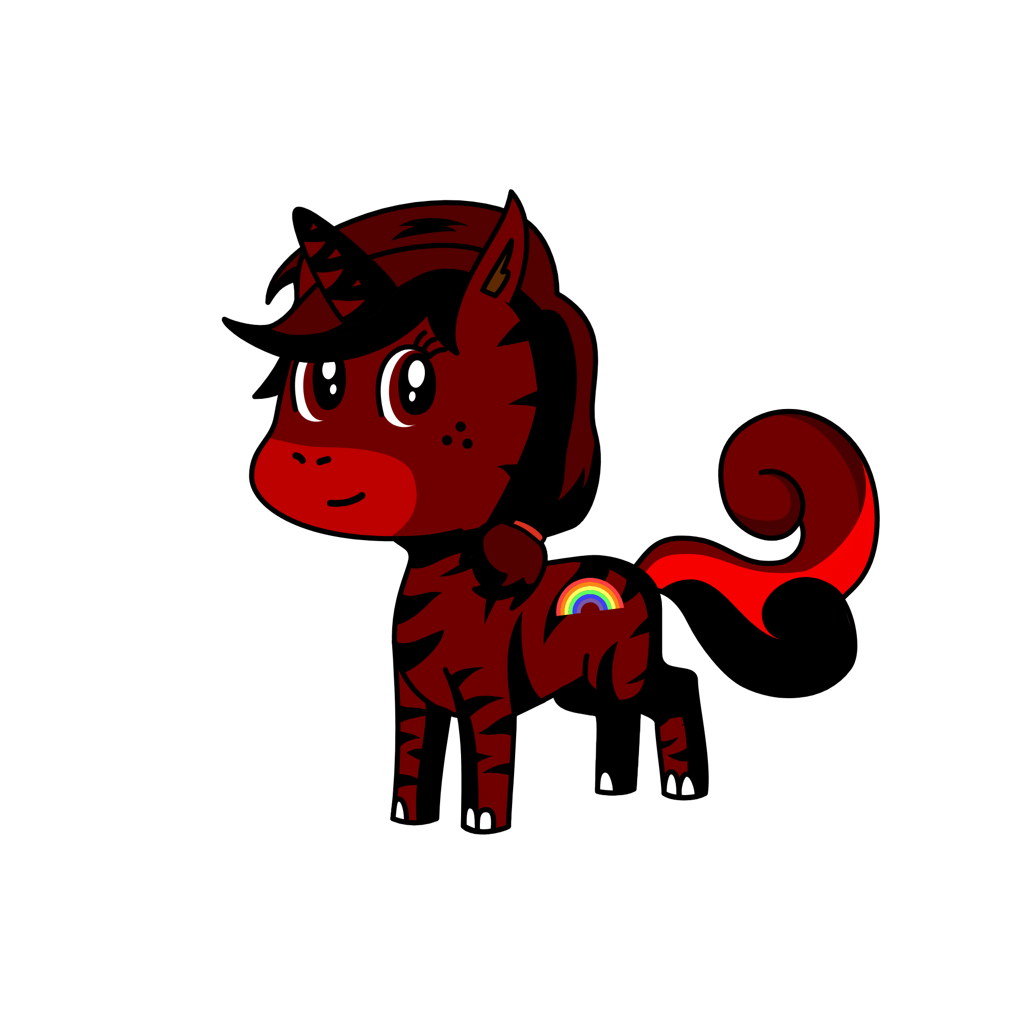 Flame, the unicorn