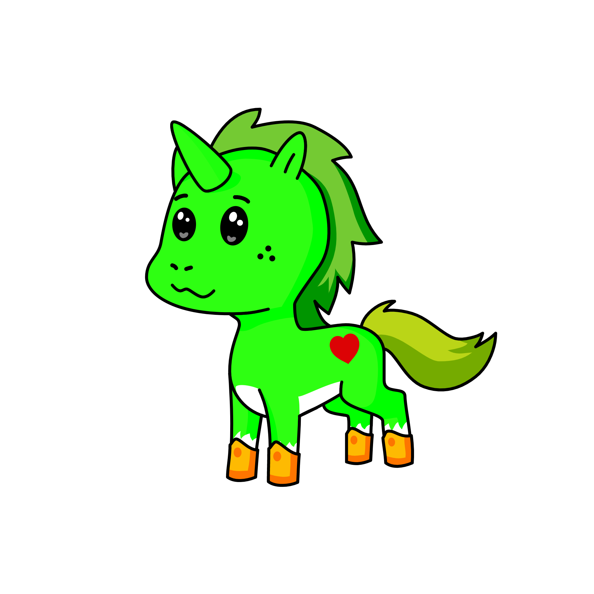 Deku, the unicorn