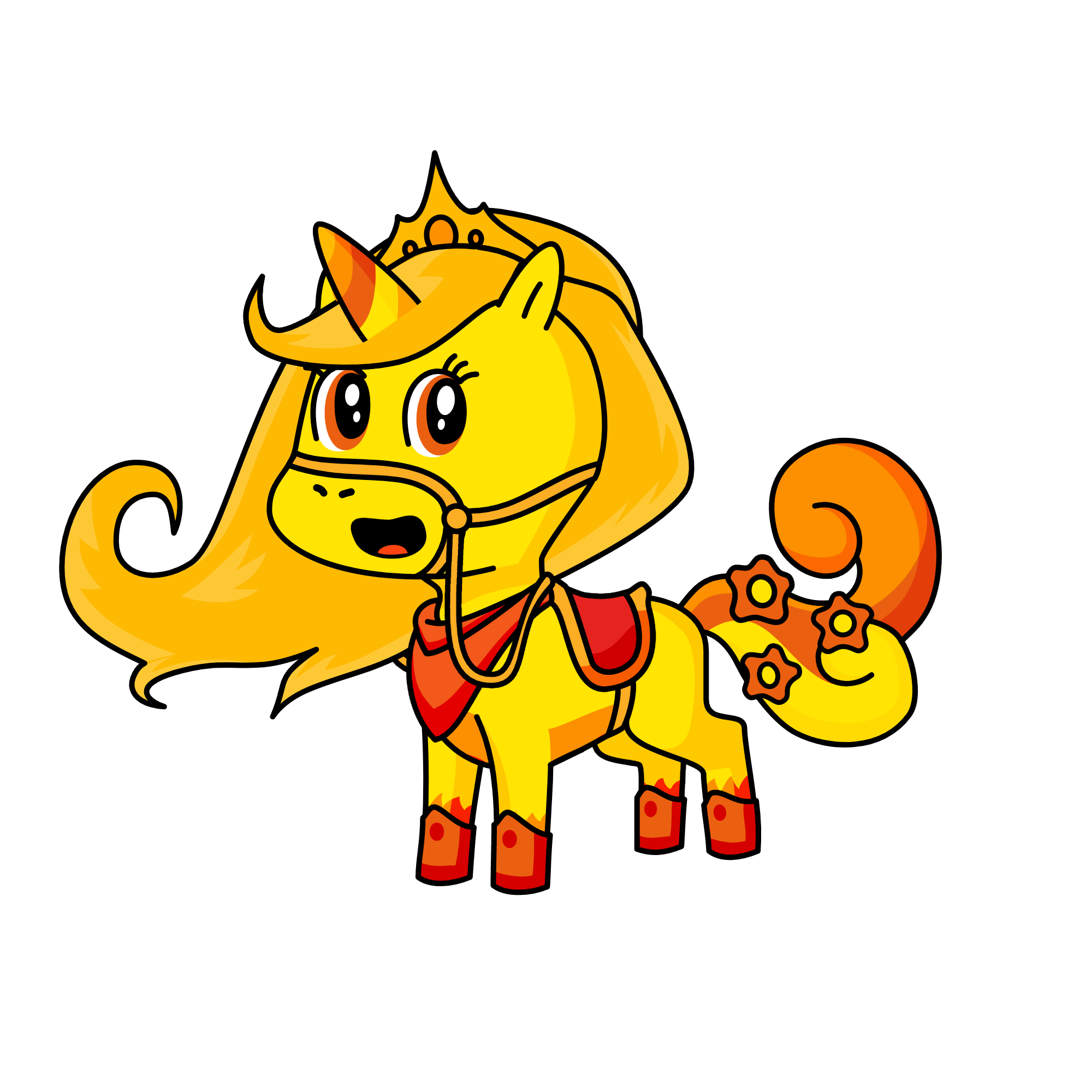 Sun, the unicorn