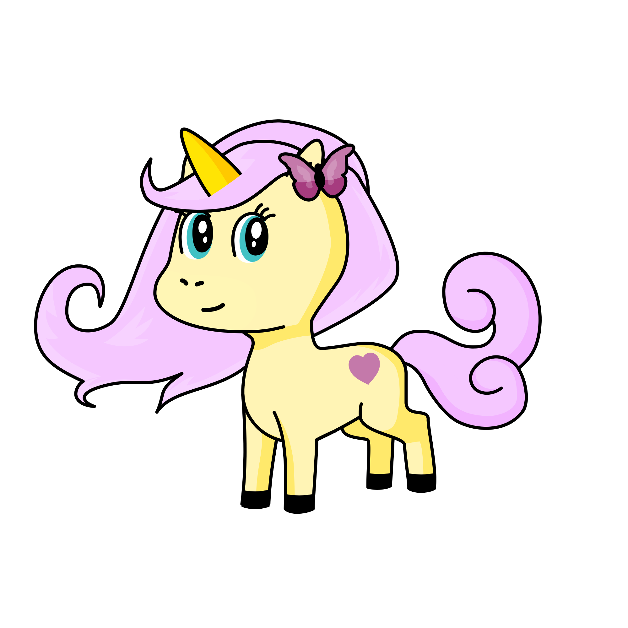 Fluttershy, the unicorn