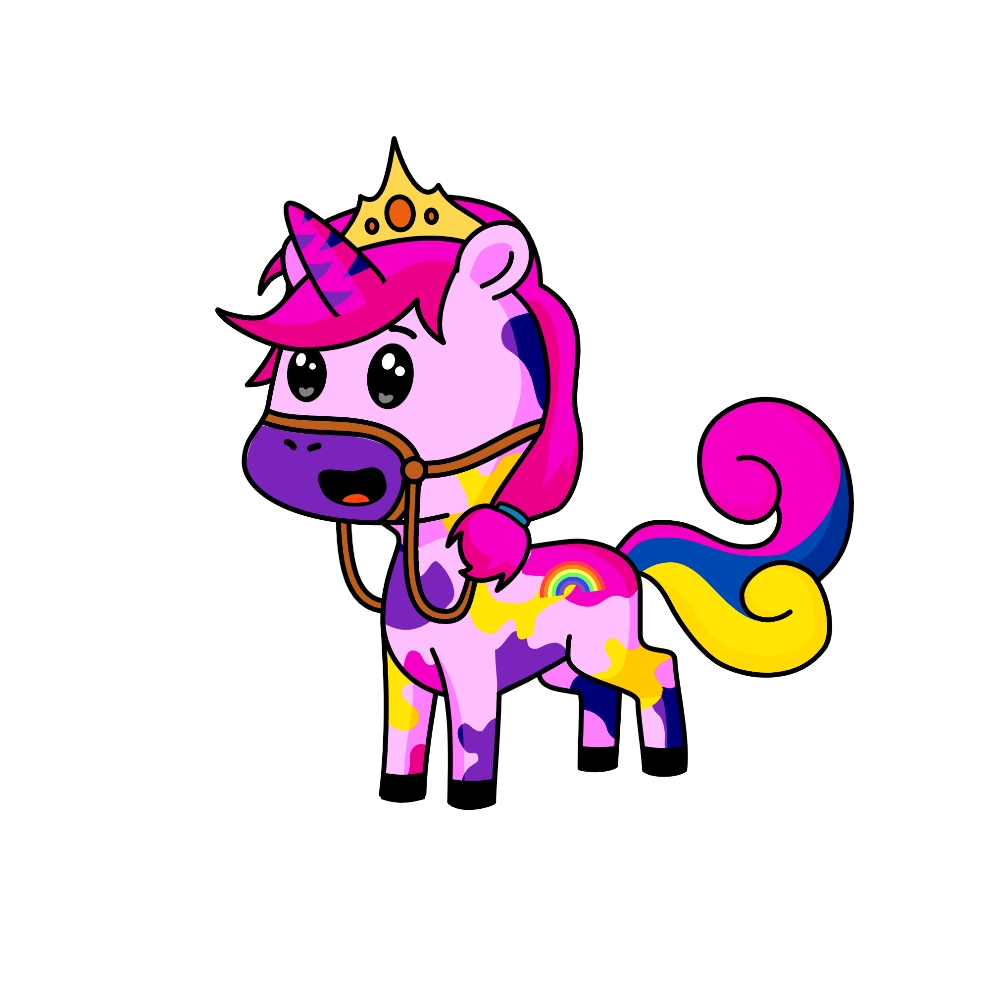 Pinky, the unicorn