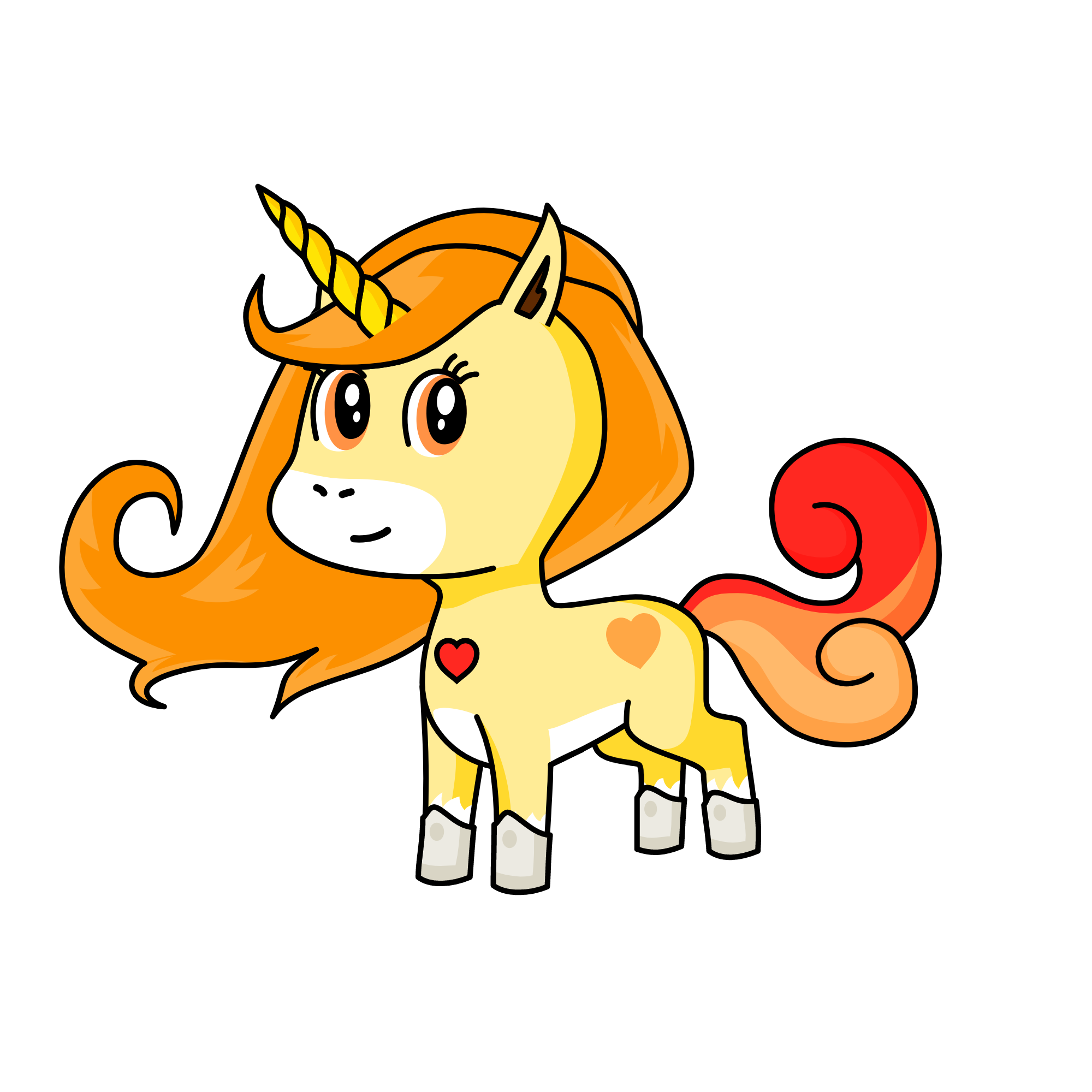 Firelava ( Female ), the unicorn