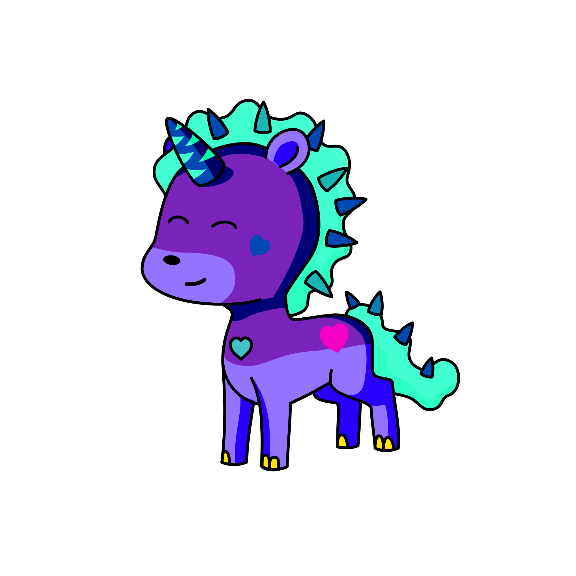 blueih, the unicorn