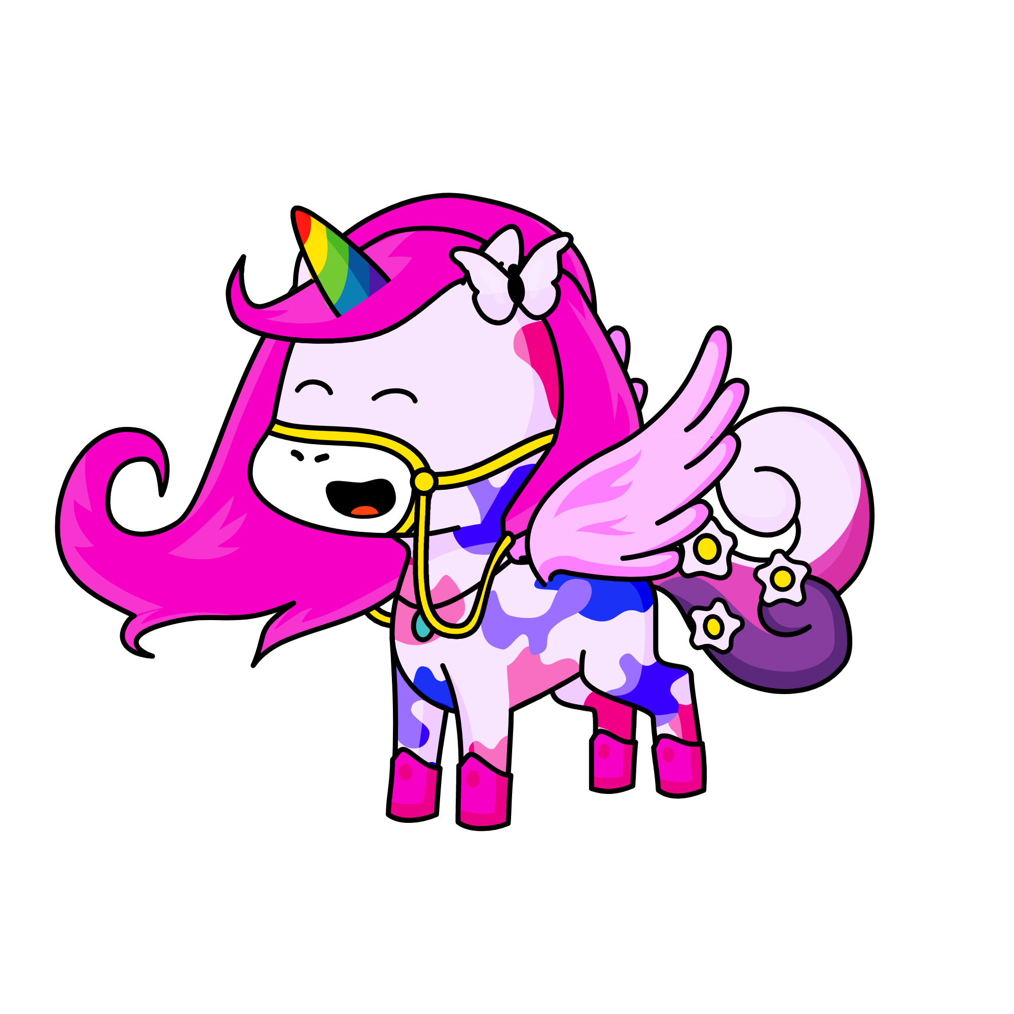 Glittery Princess, the unicorn