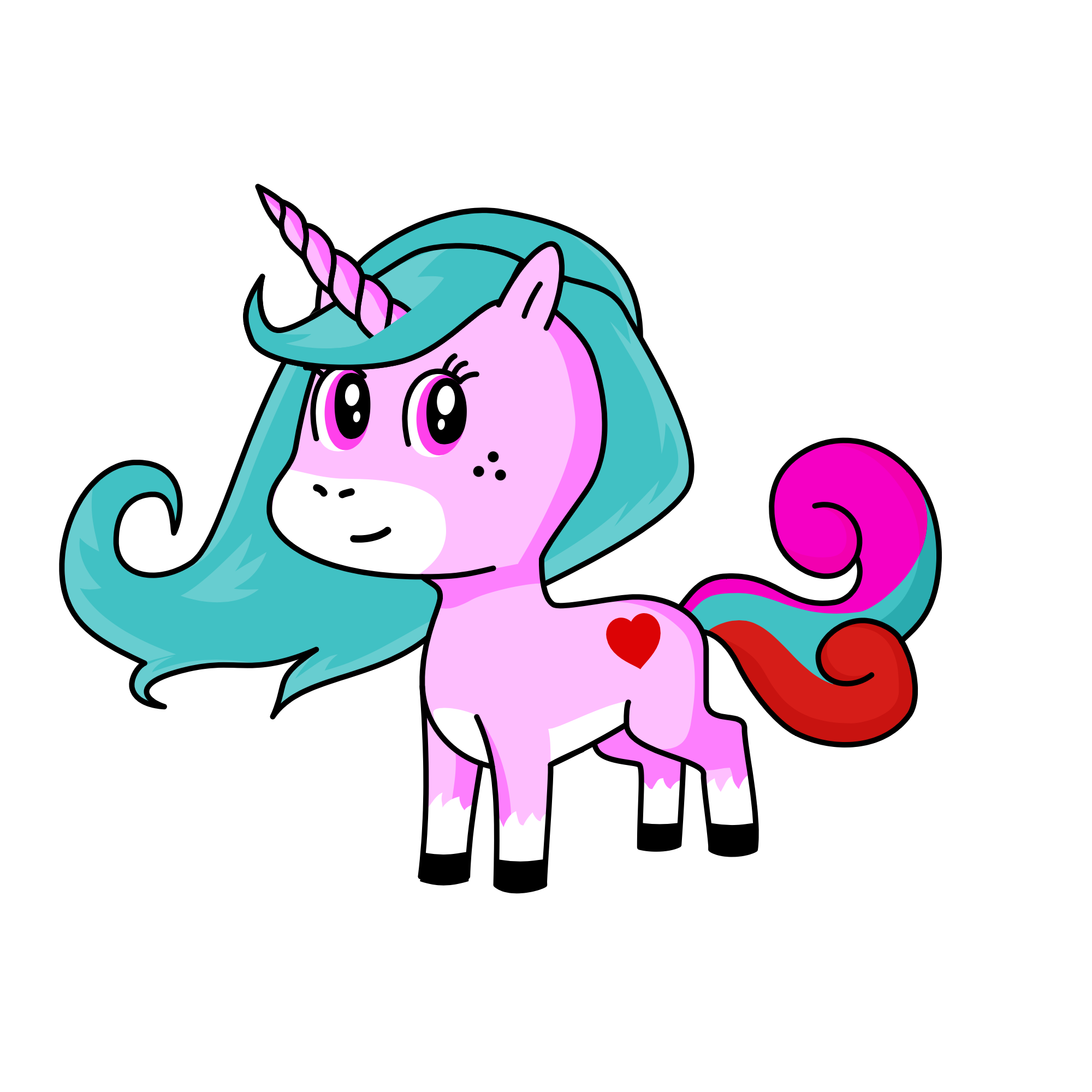 Cutie, the unicorn