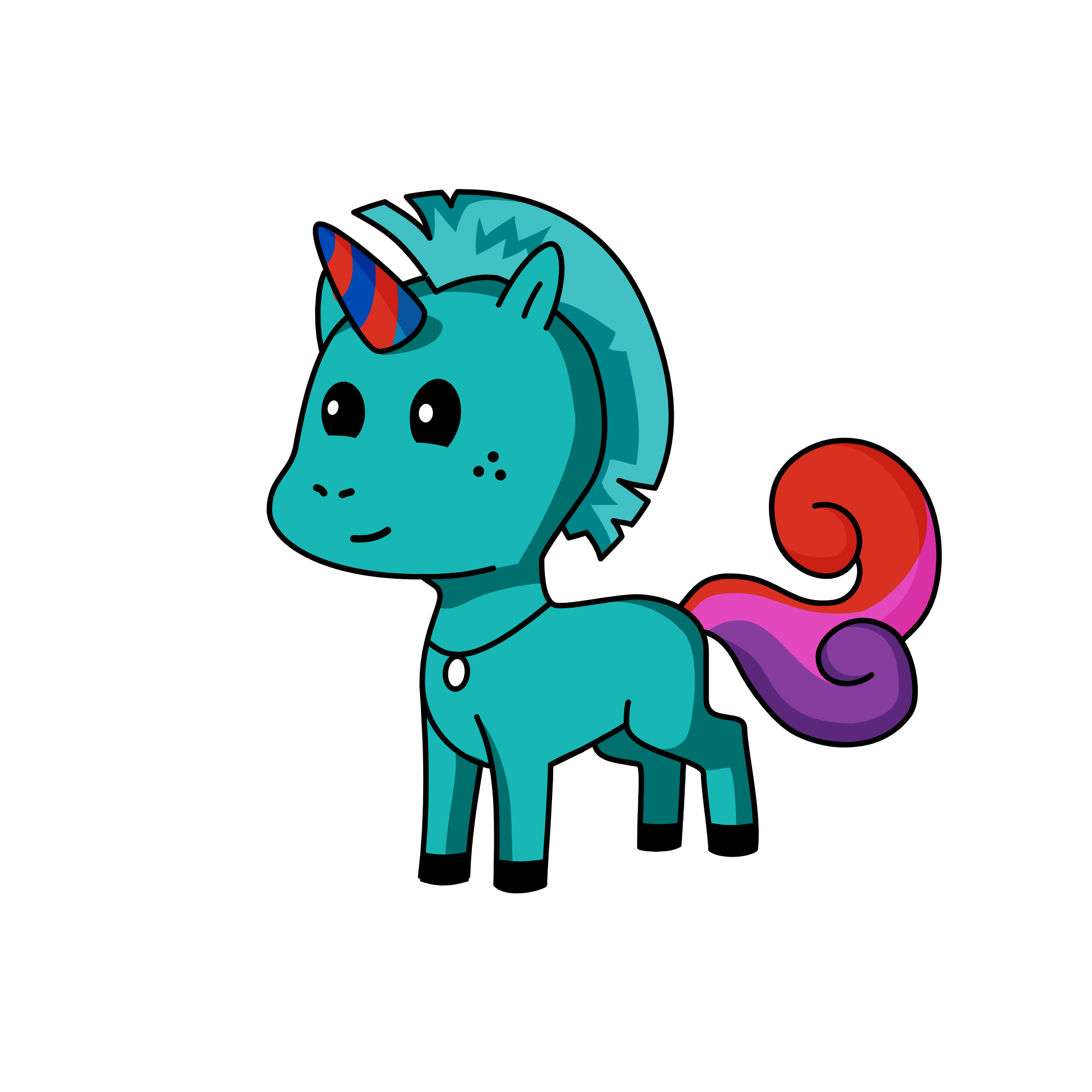 I love unicorns, the unicorn
