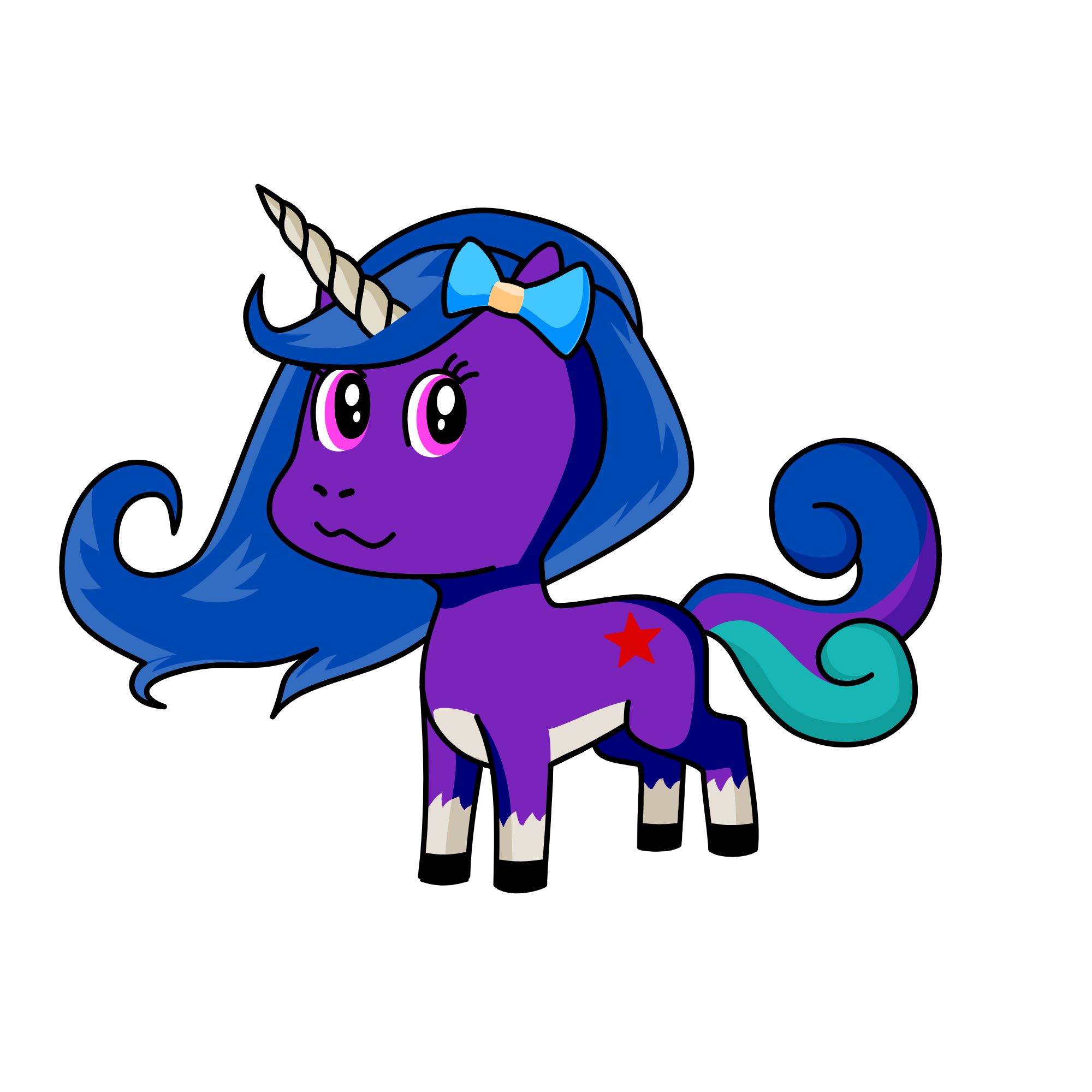 IZZY MOONBOW, the unicorn