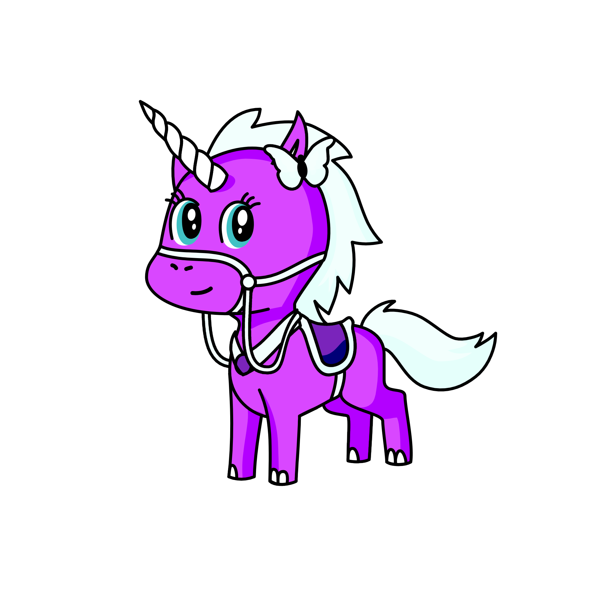 紫心, the unicorn