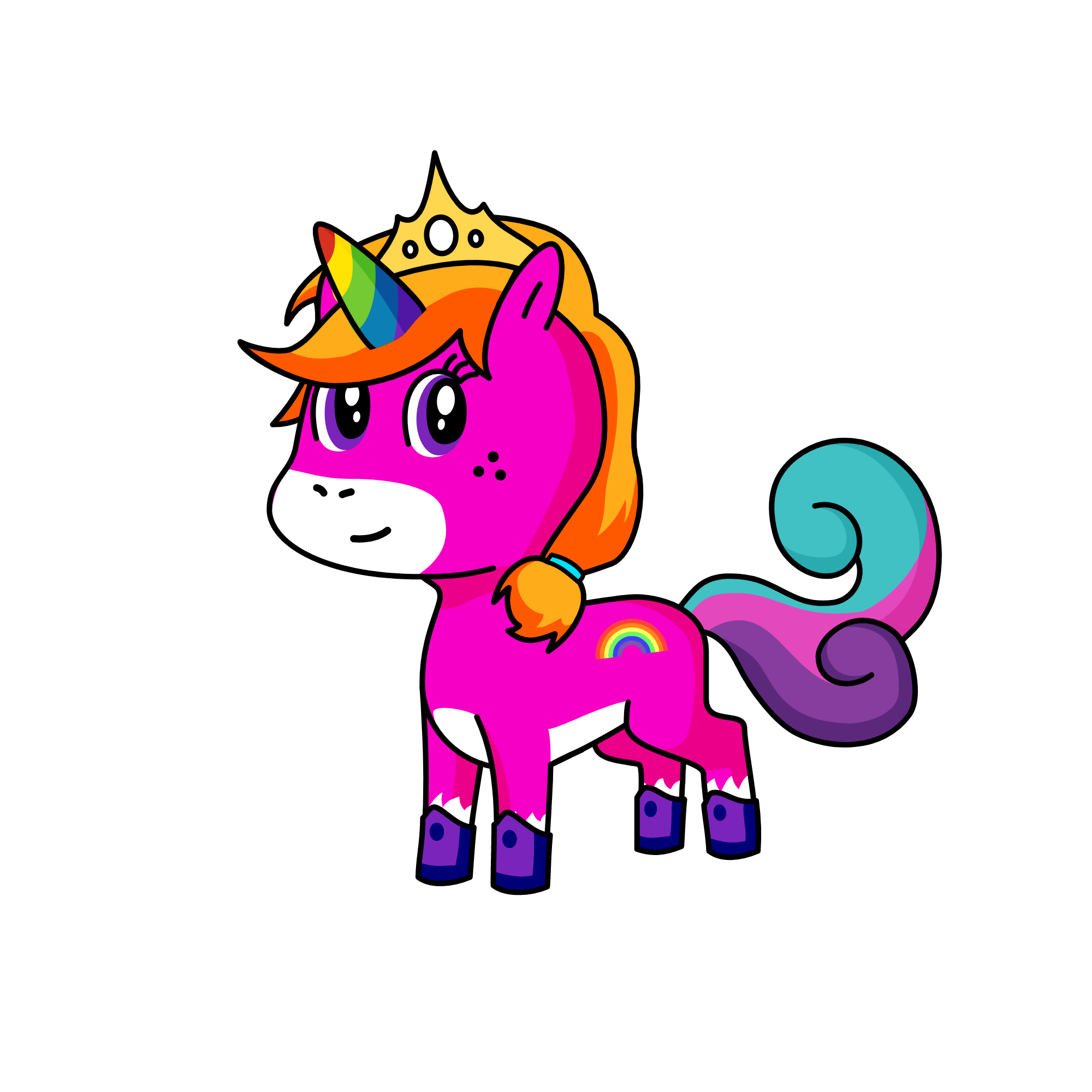 PINKY, the unicorn