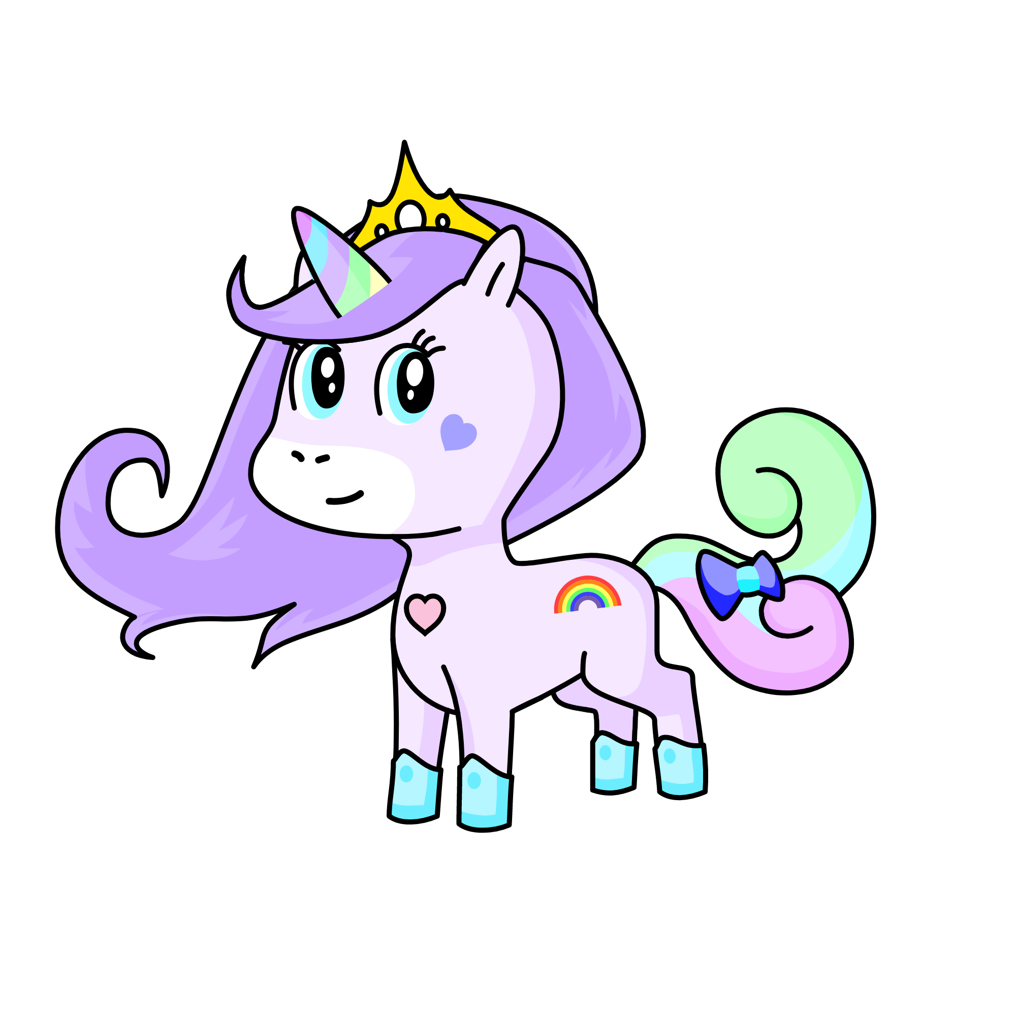 fluffly, the unicorn