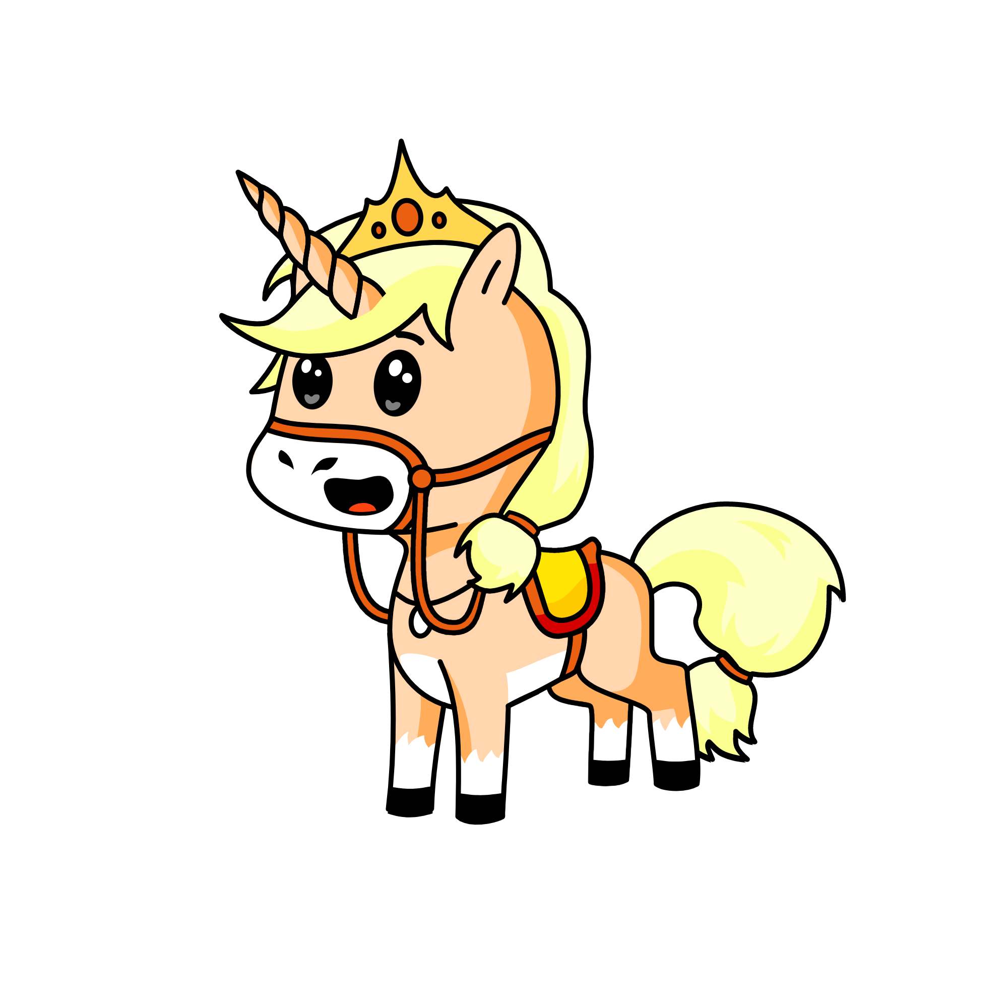 Charlotte the festive unicorn, the unicorn