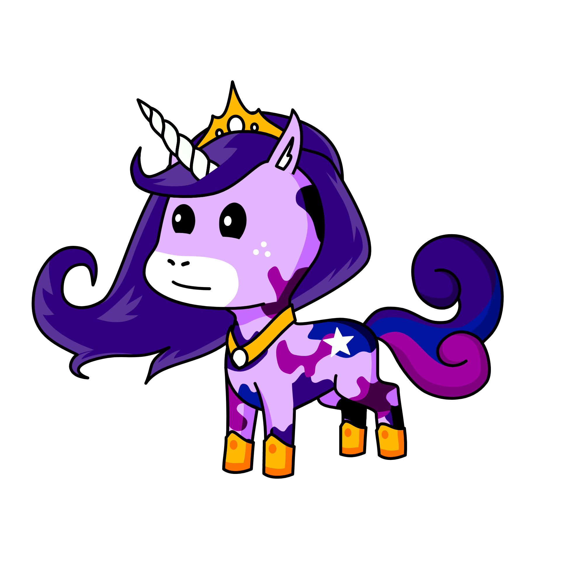 Galaxia the galaxy unicorn, the unicorn