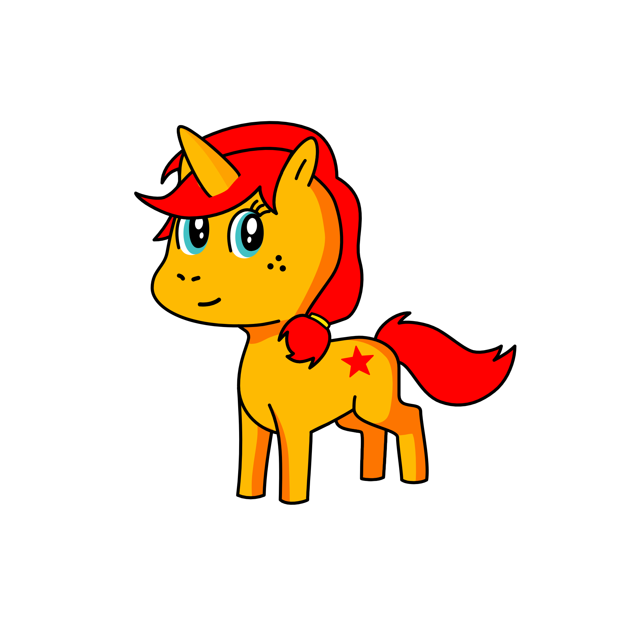 Sunset Shimmer, the unicorn