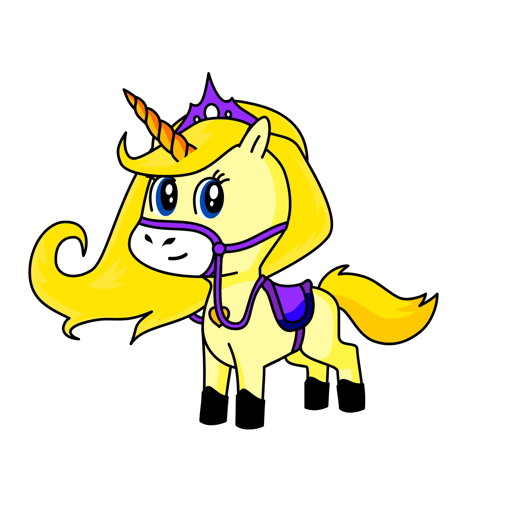 Goldie, the unicorn