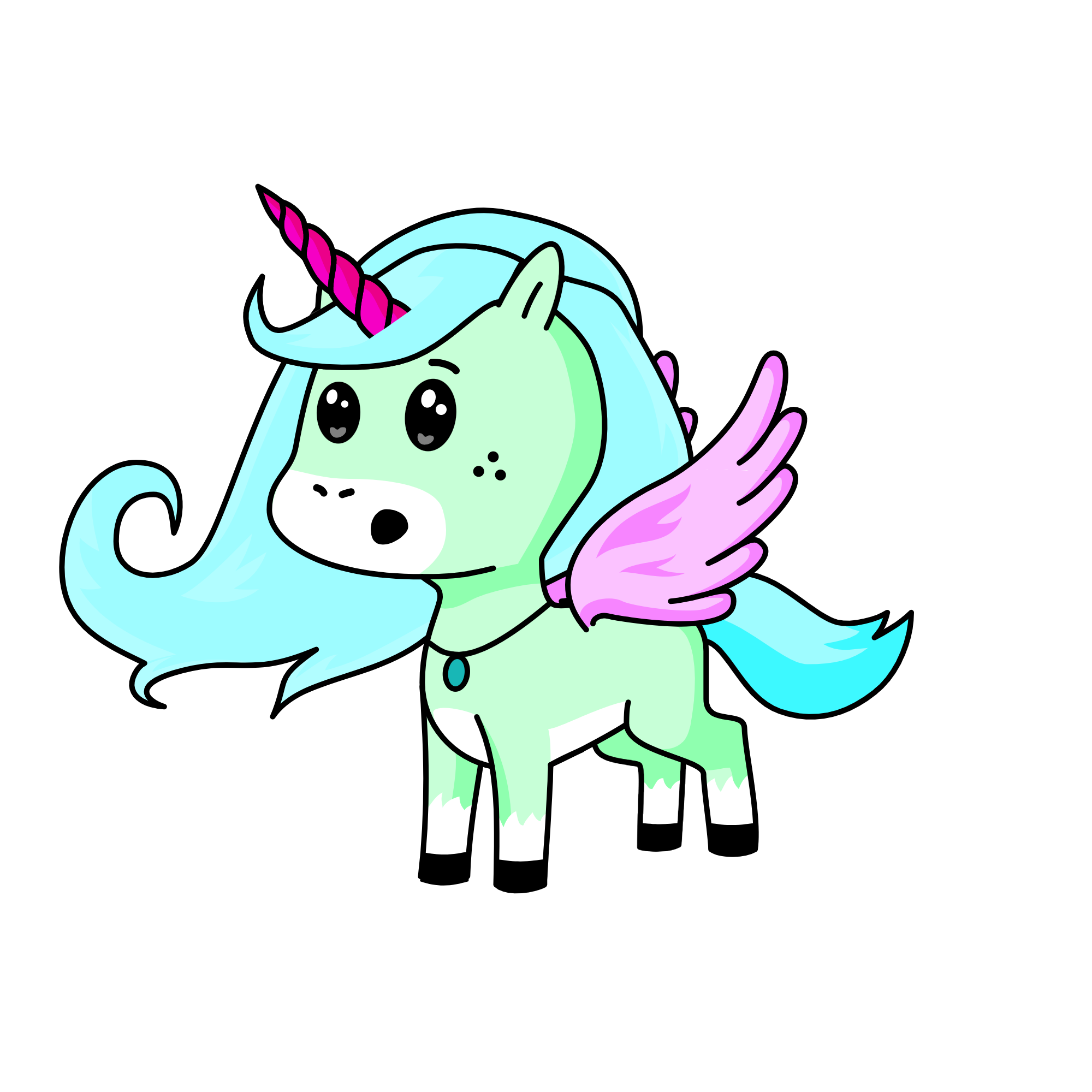 PepperMint, the unicorn