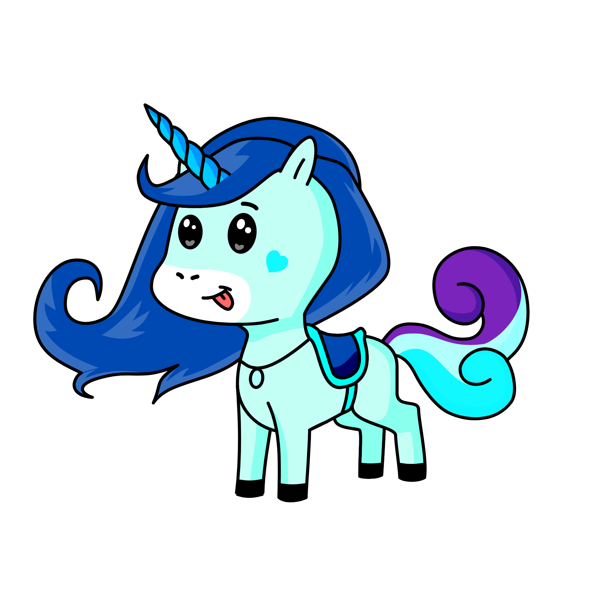 Frosty, the unicorn