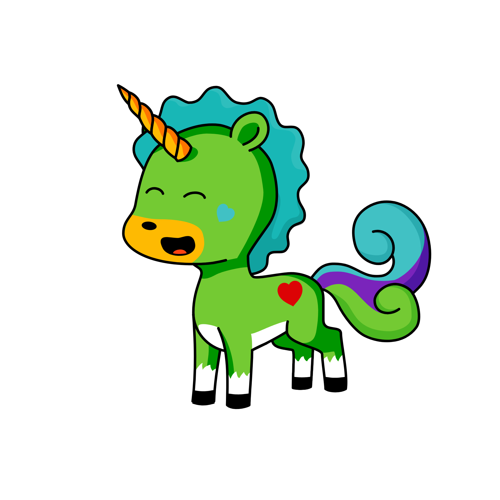 random, the unicorn