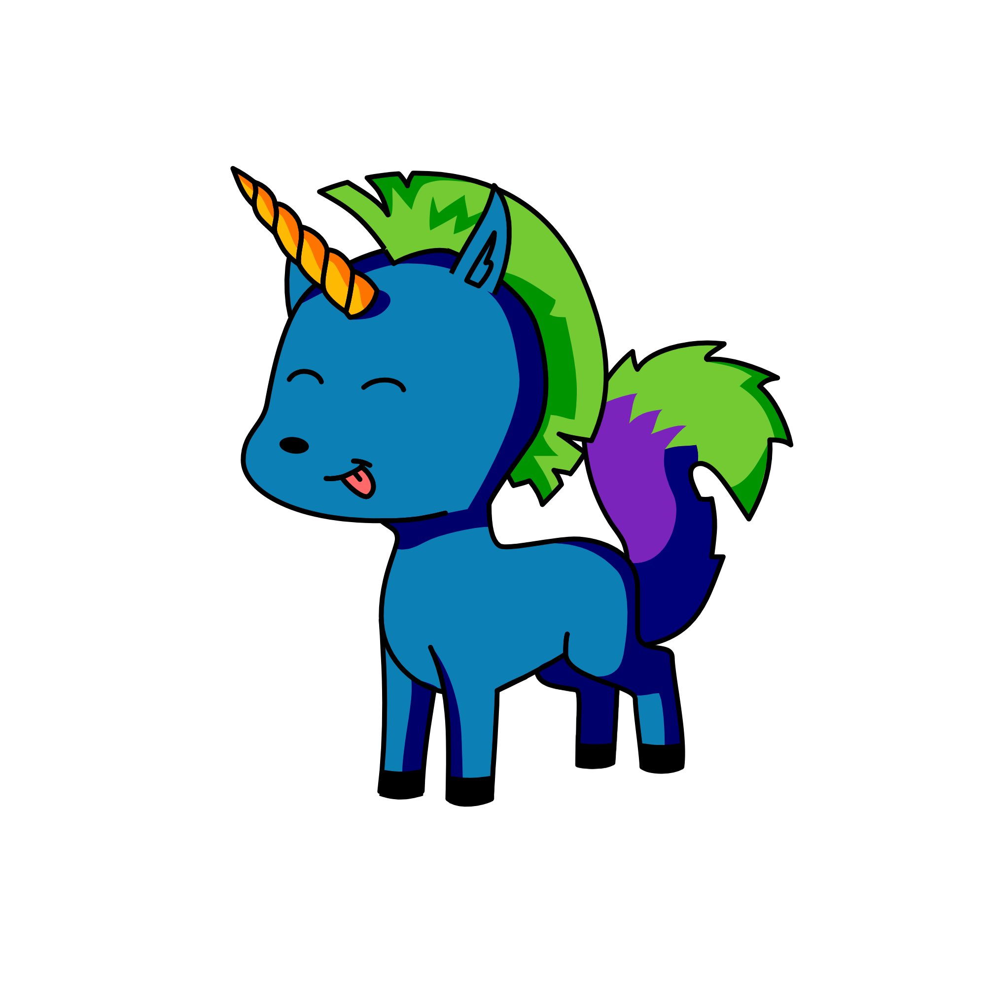 Sandy, the unicorn