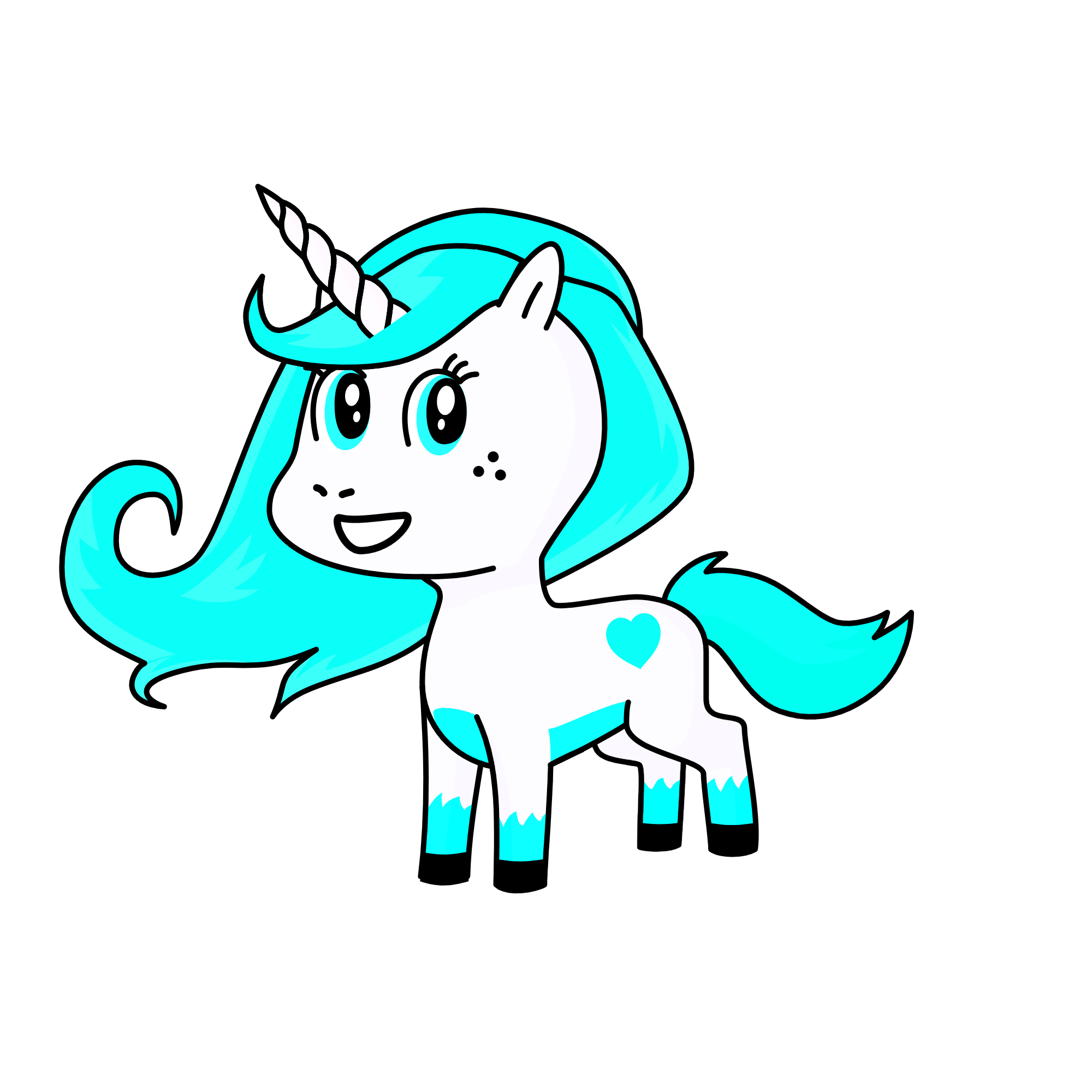 Princess Caramel, the unicorn