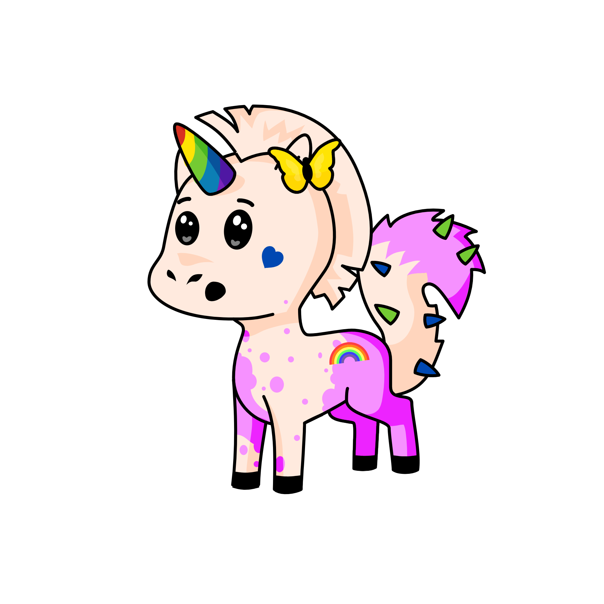 cupcake, the unicorn