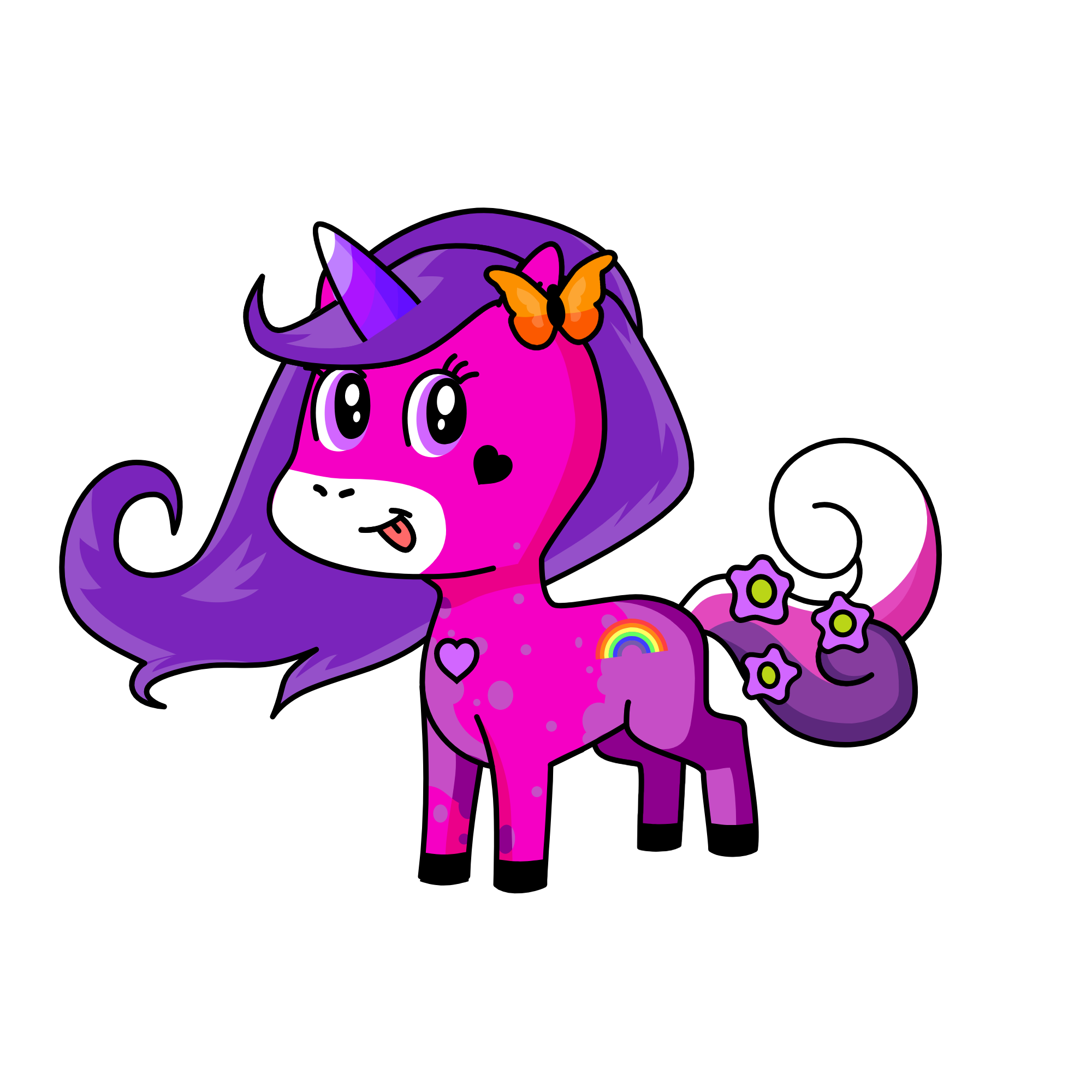 pinky, the unicorn