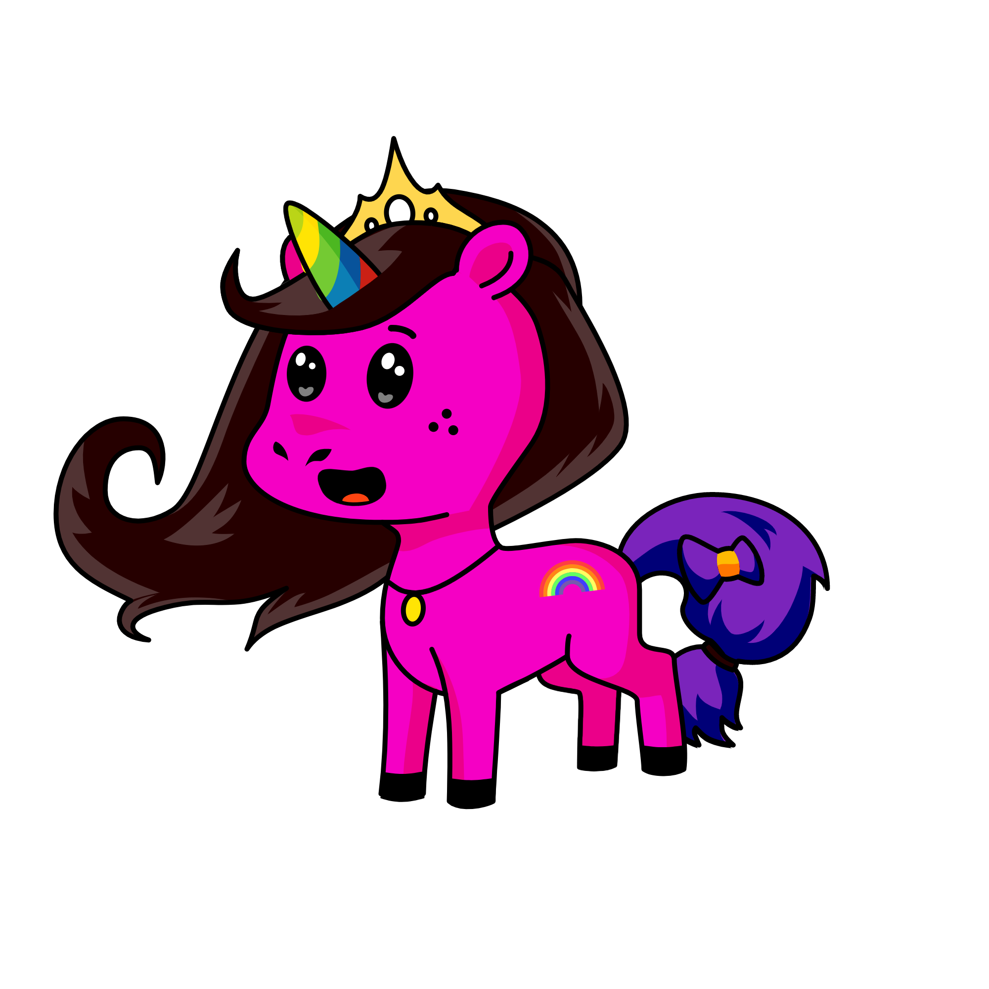 Ming and Fous, the unicorn