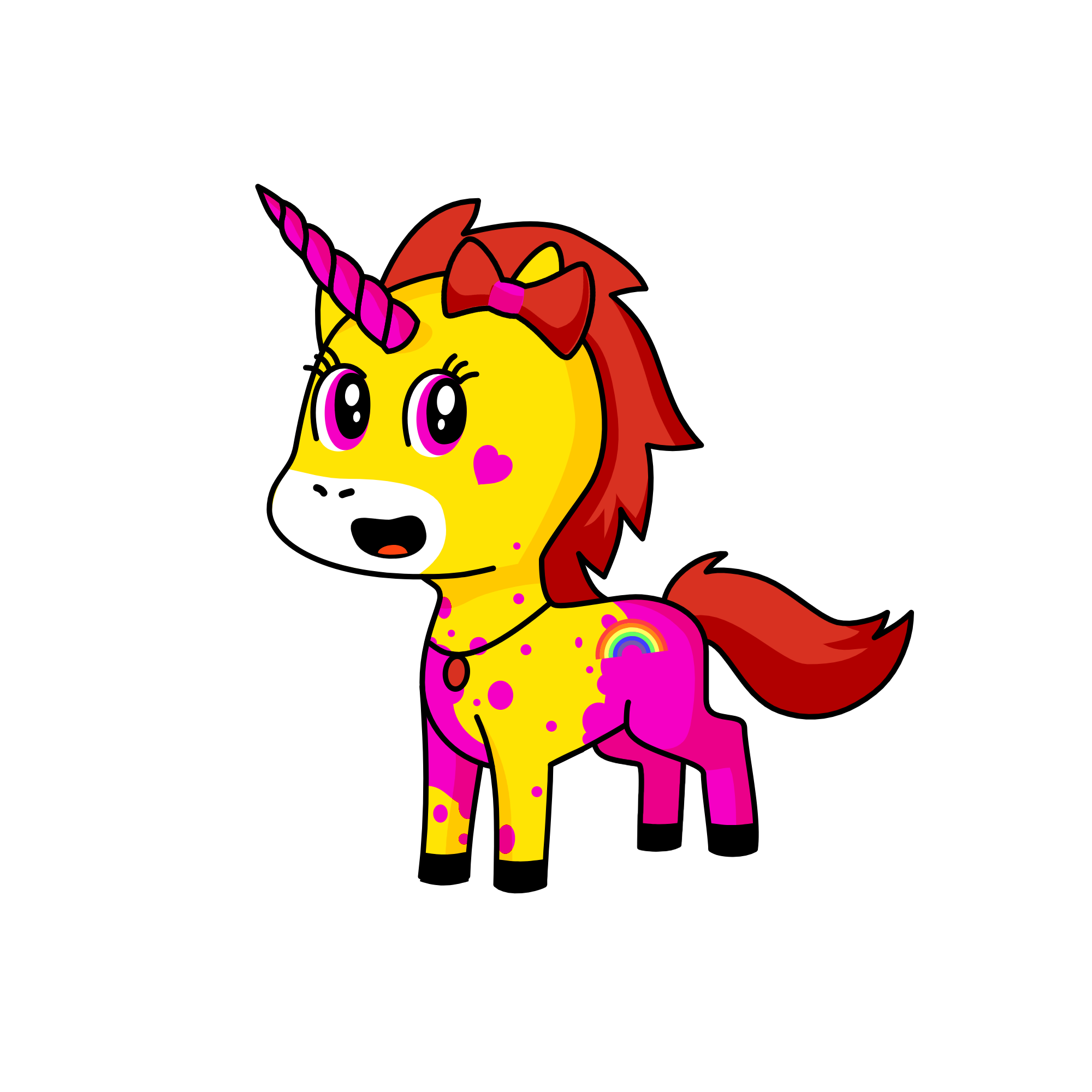 rainbow, the unicorn