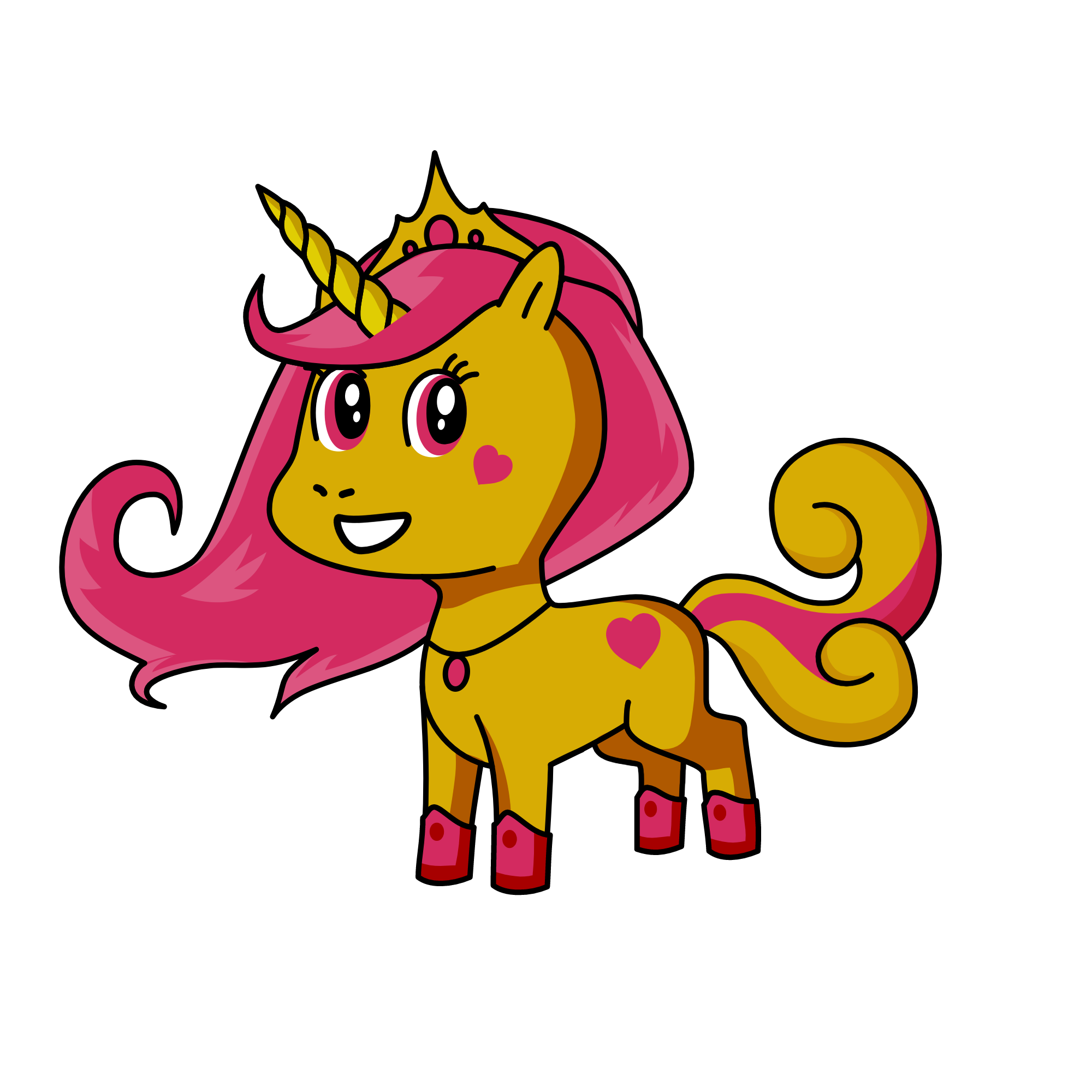 Goldie :), the unicorn