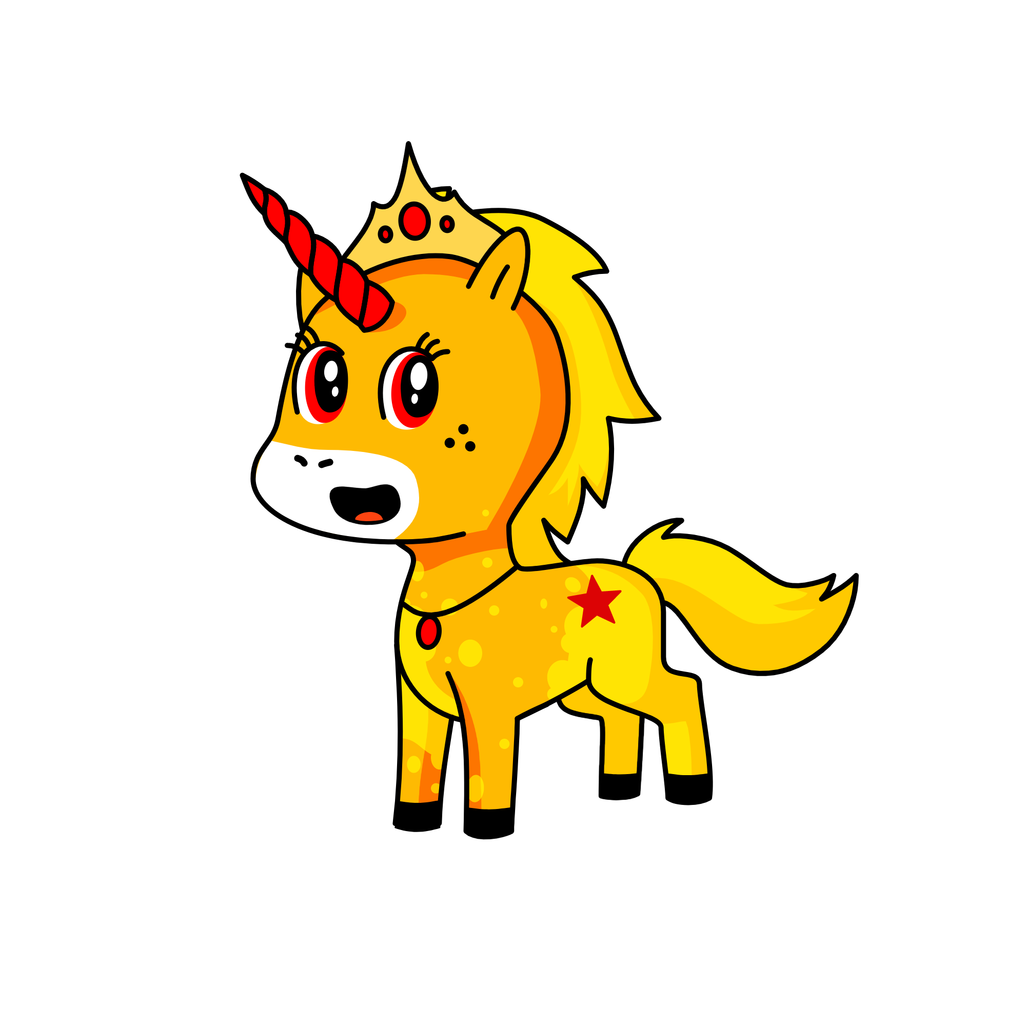 Sunshine, the unicorn