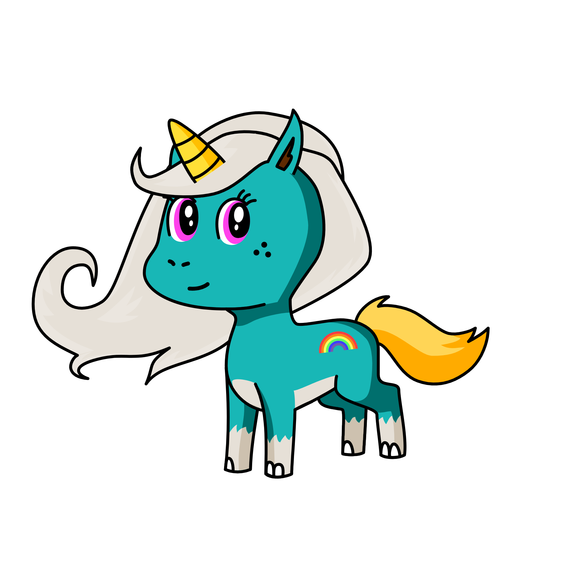 cloud shine, the unicorn