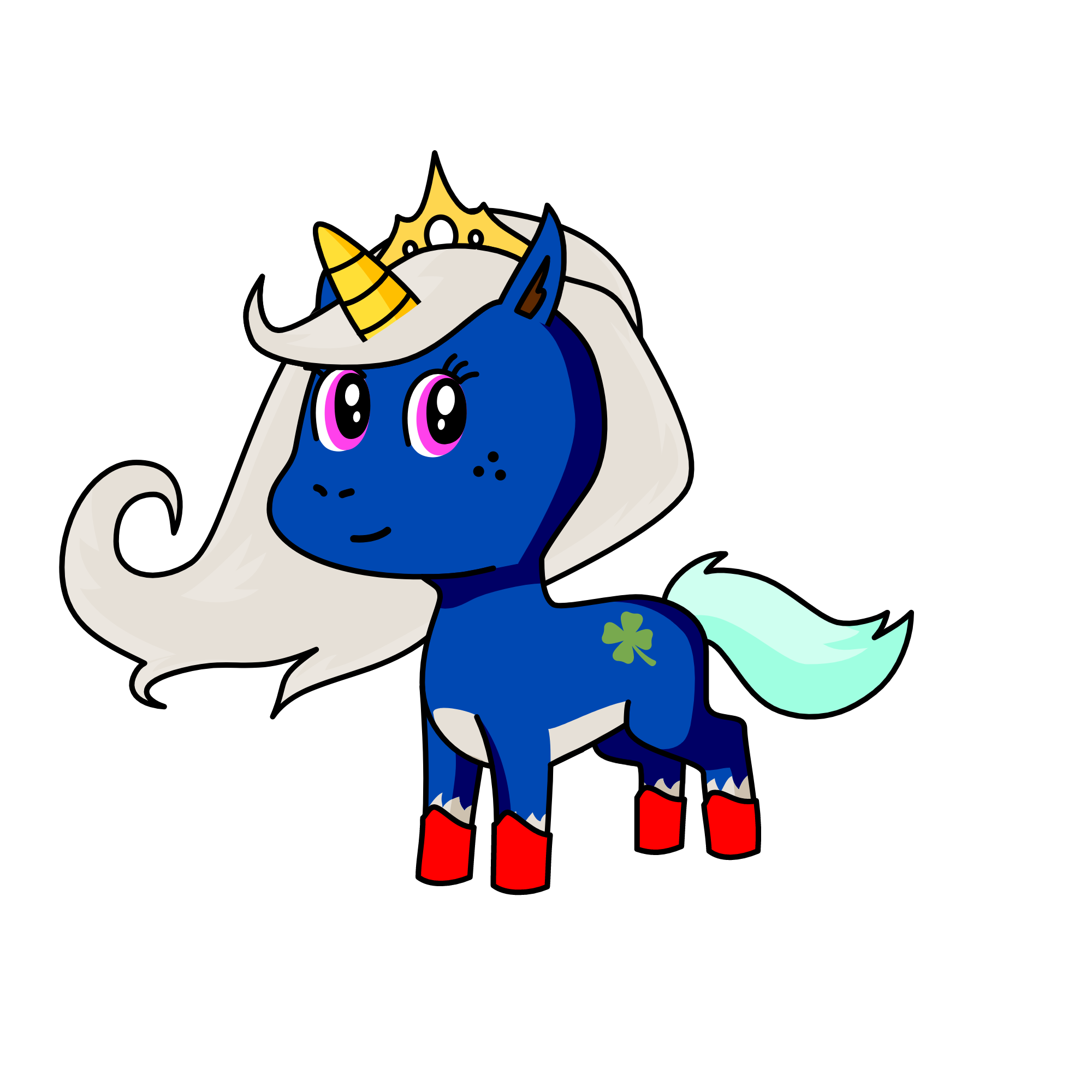 lunar shine, the unicorn