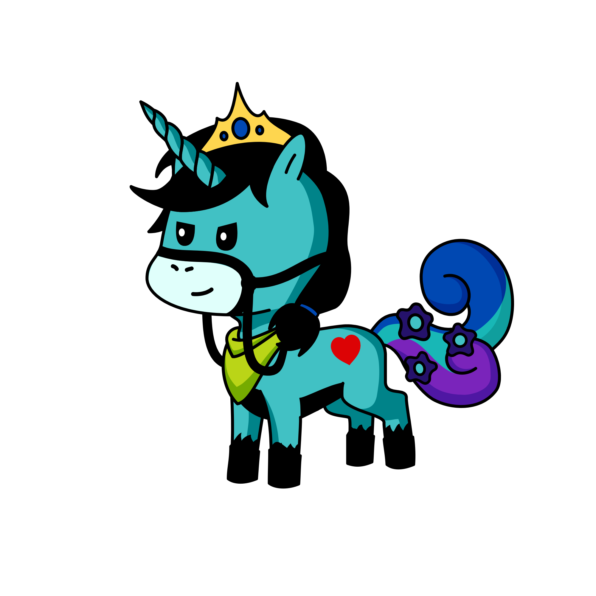 Princess Shadow , the unicorn