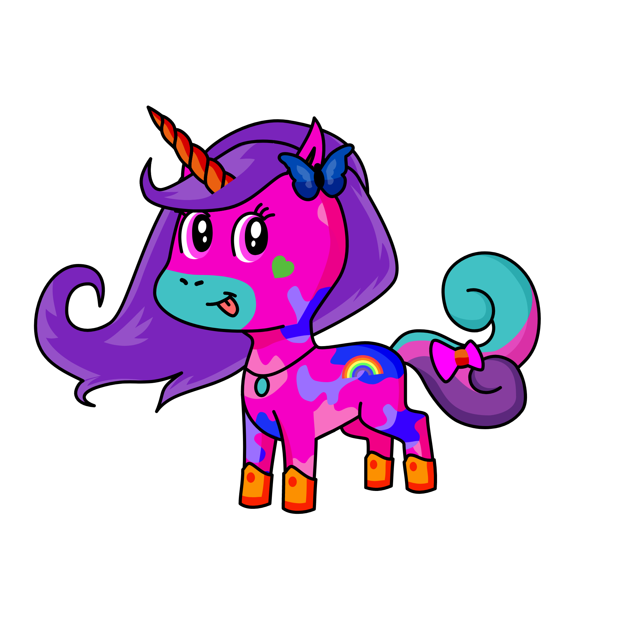 Candylicous, the unicorn