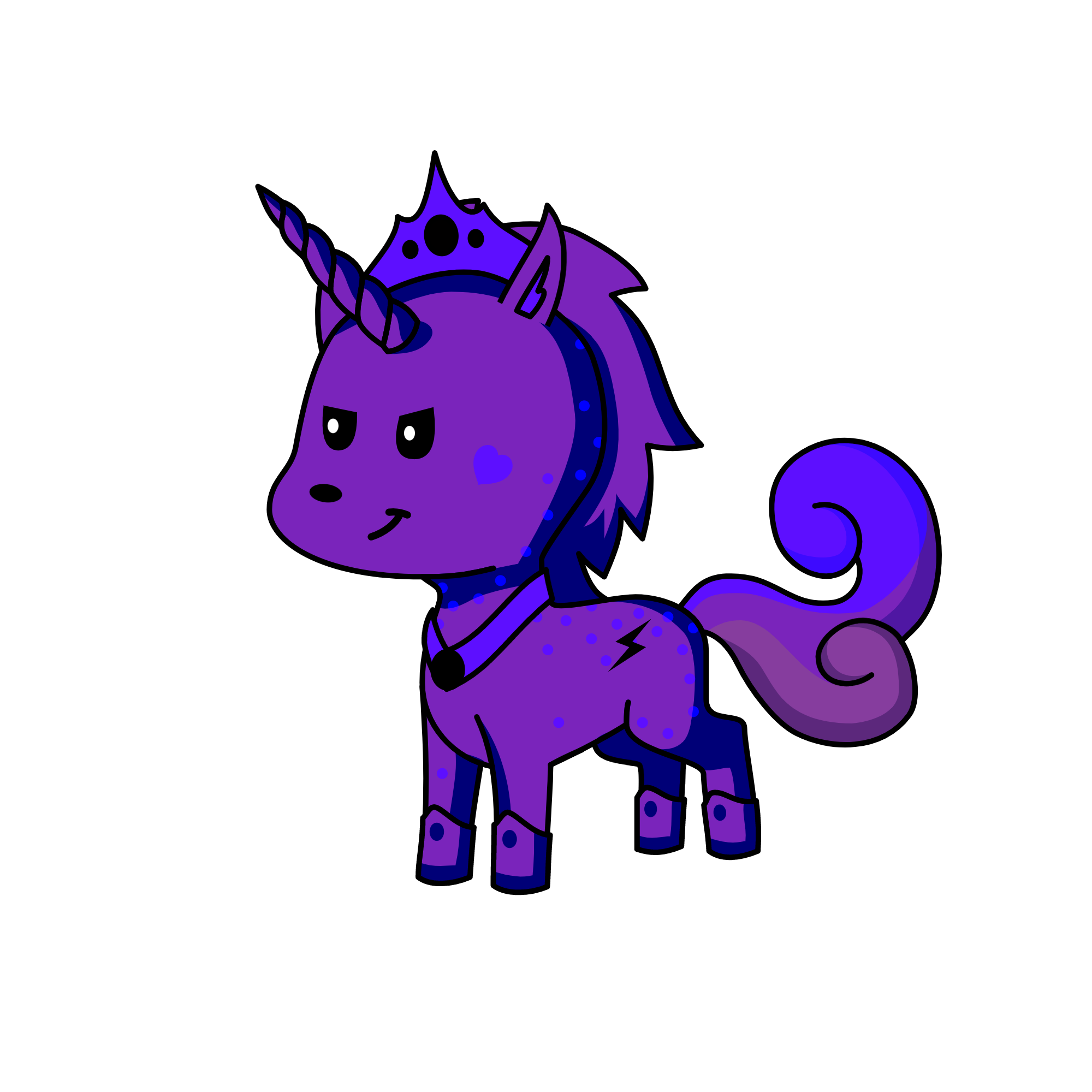 Luna Dark, the unicorn