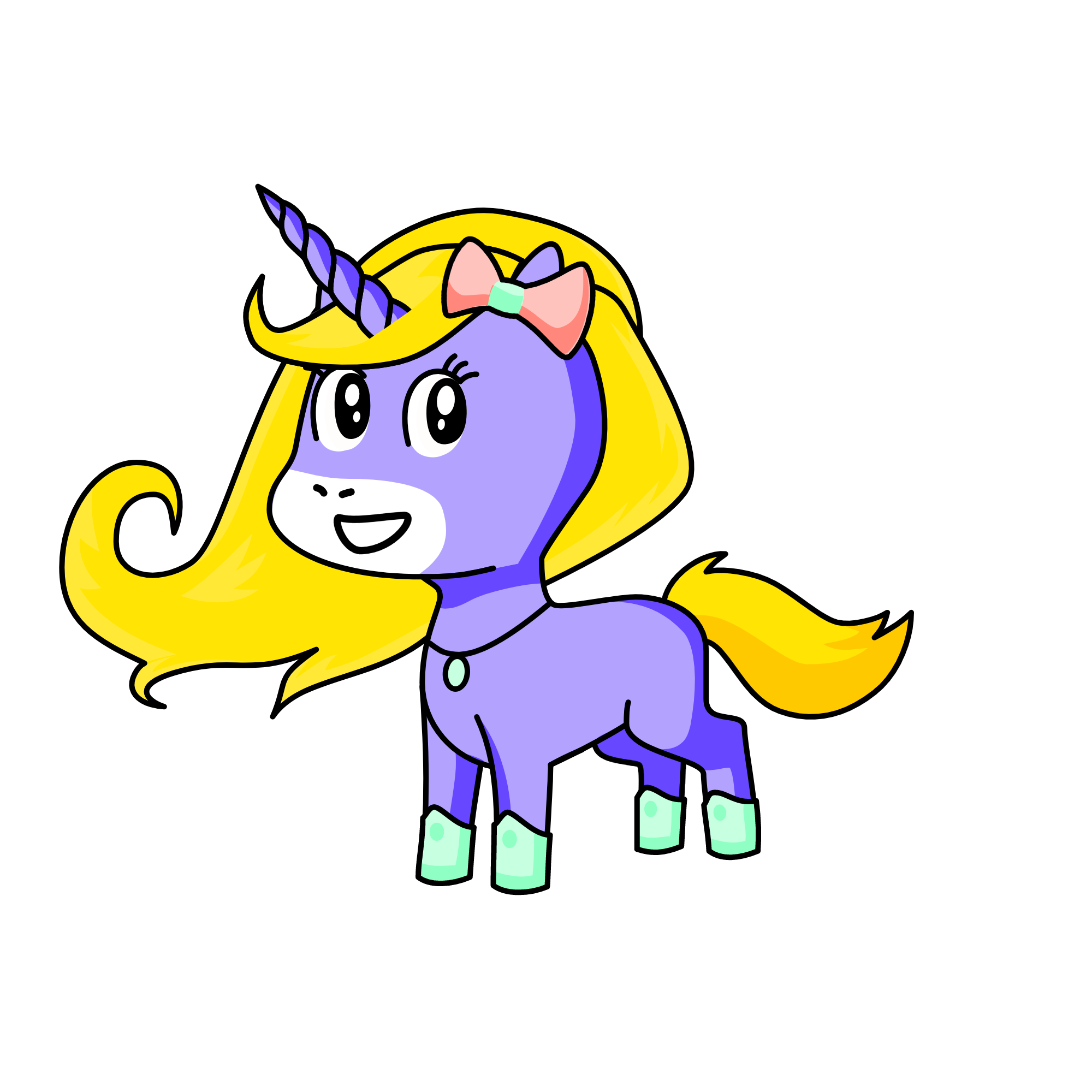 Sparkles , the unicorn