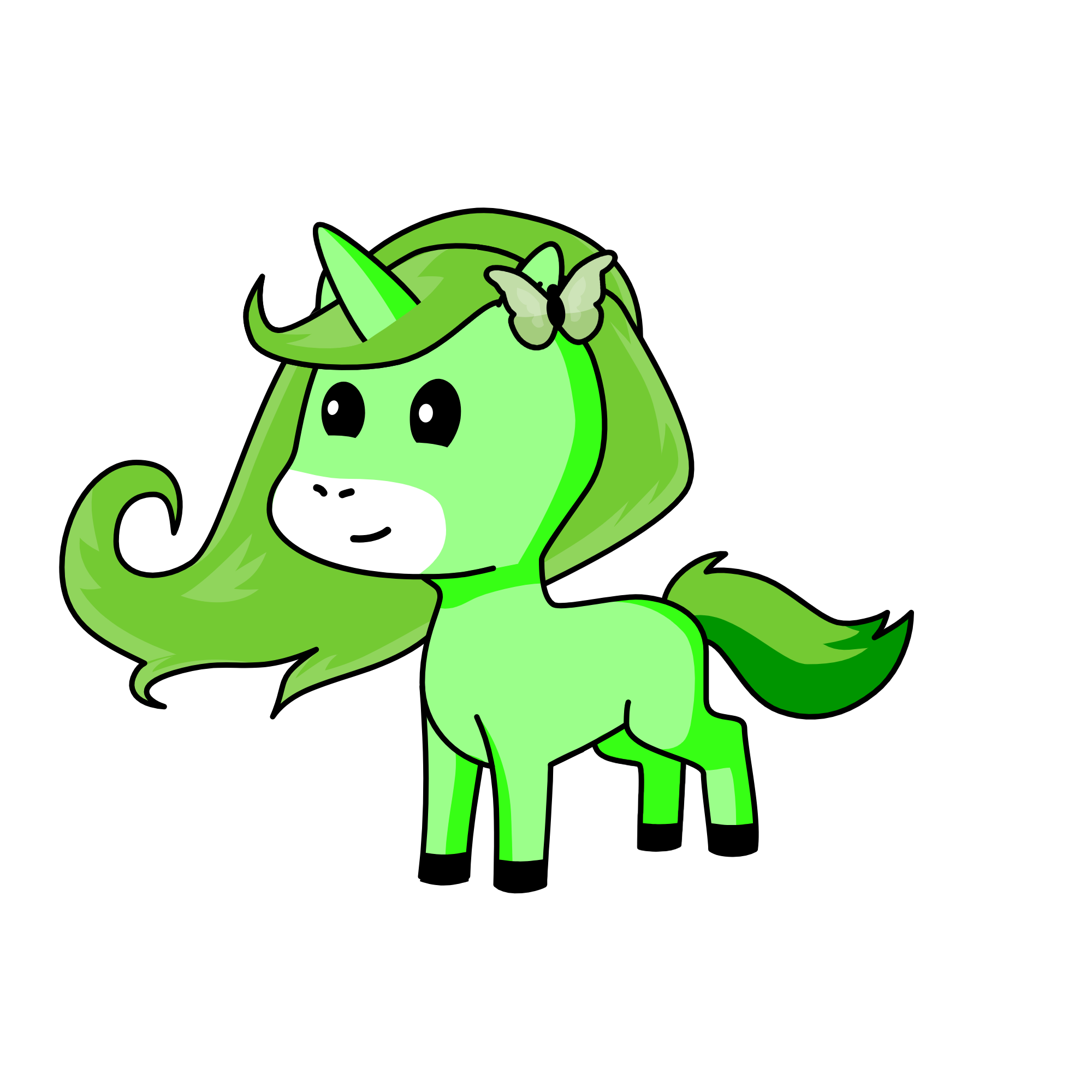 Leafine, the unicorn