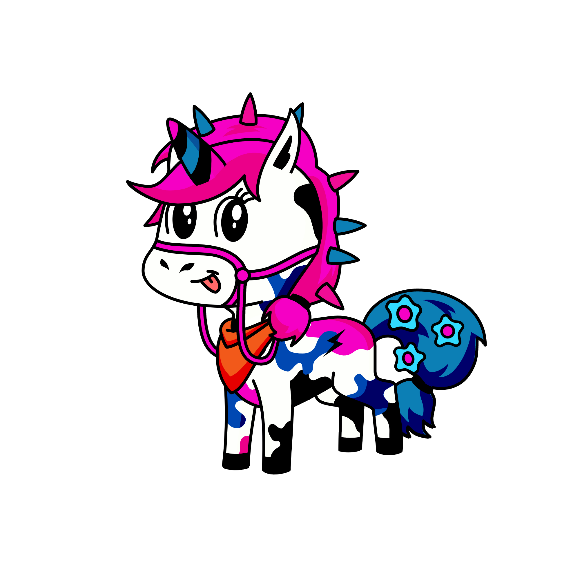 spiky, the unicorn