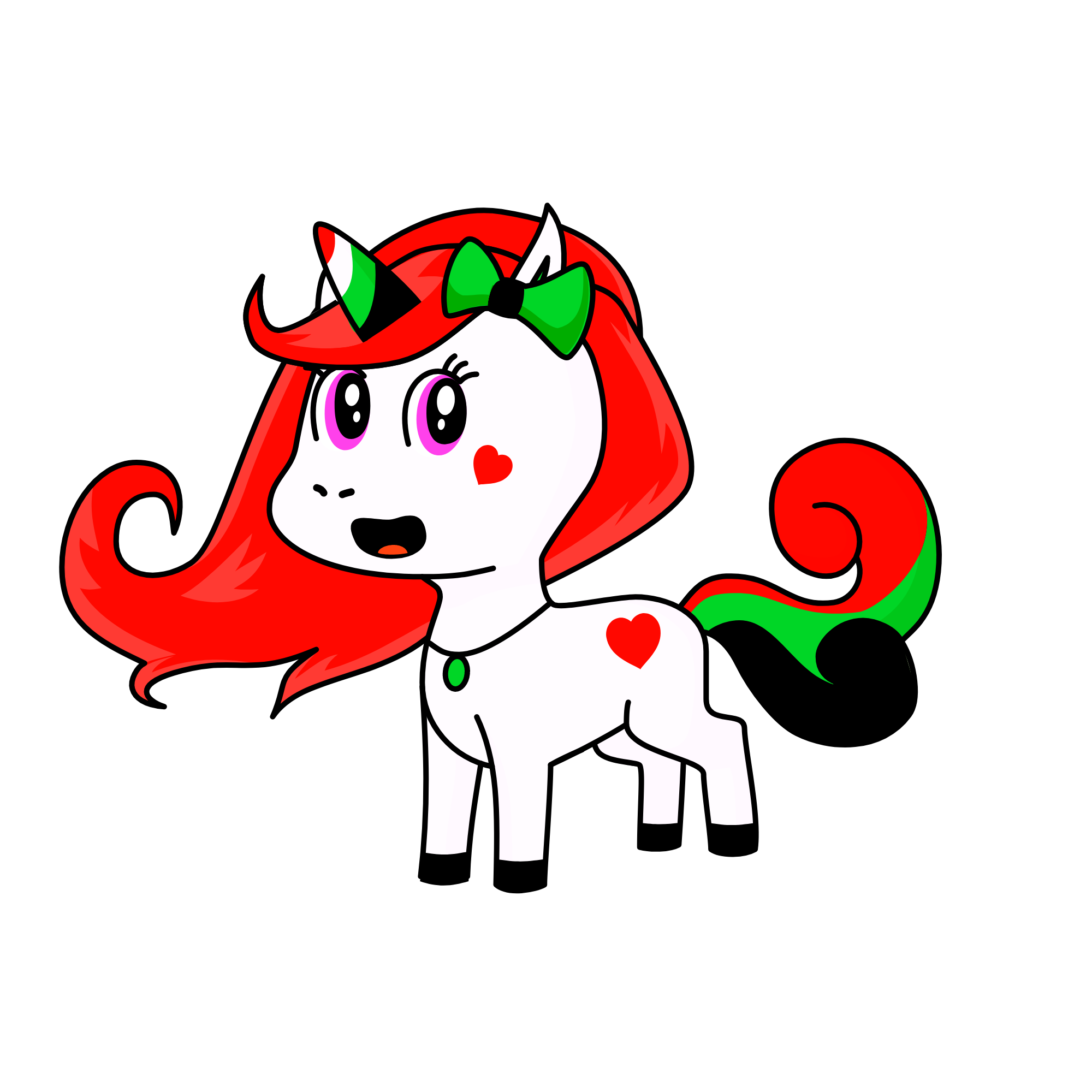 ❤💚Happy UAE National Day🤍🖤, the unicorn