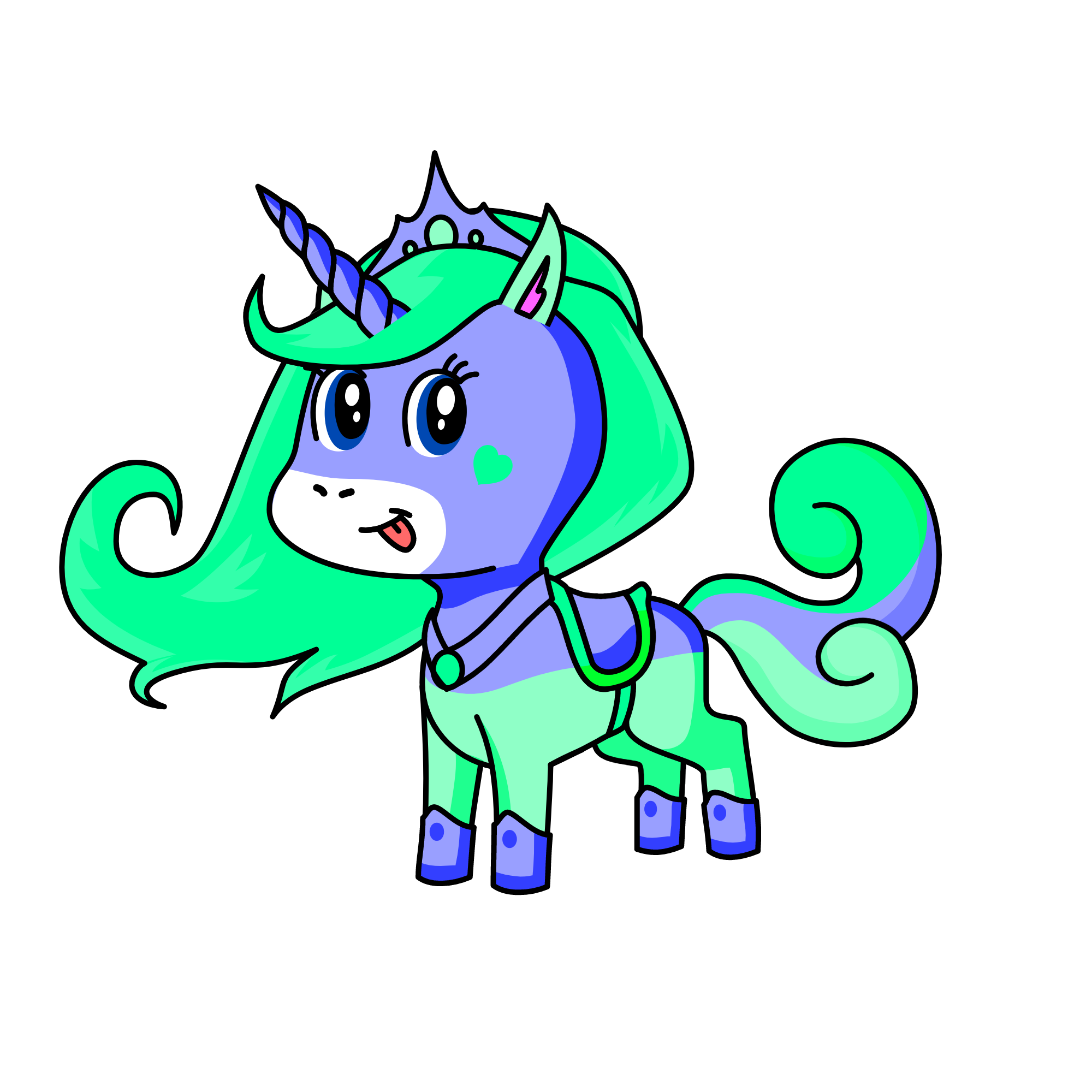 Neona, the unicorn