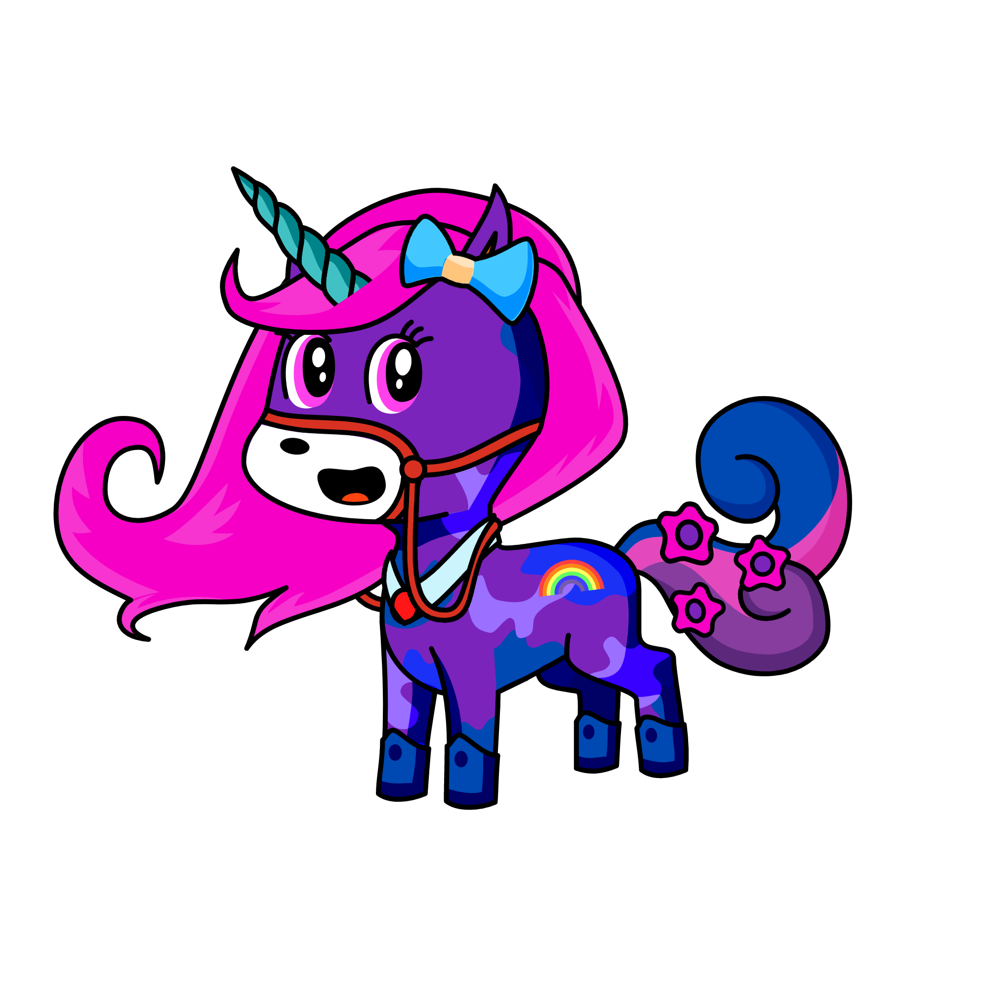 Darky, the unicorn