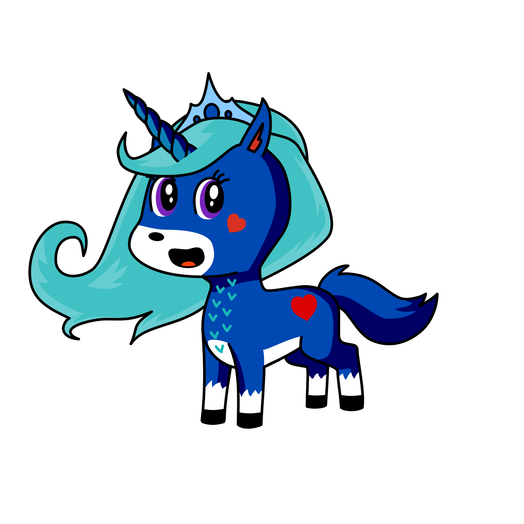 Snowy, the unicorn