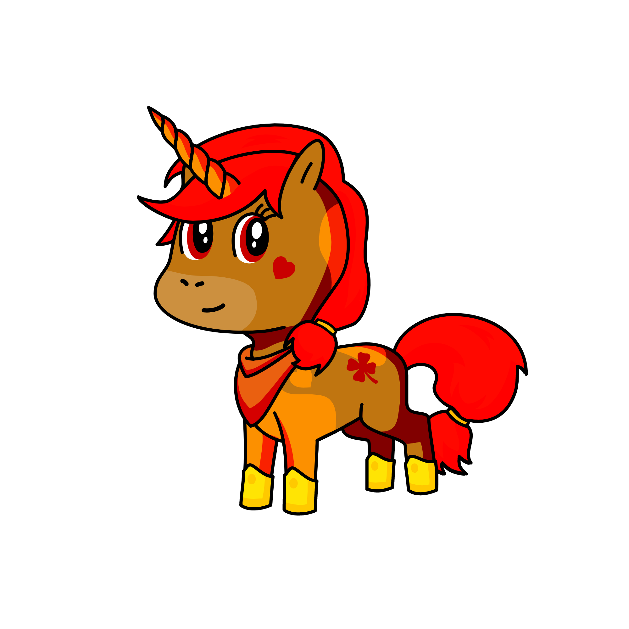 Amber, the unicorn