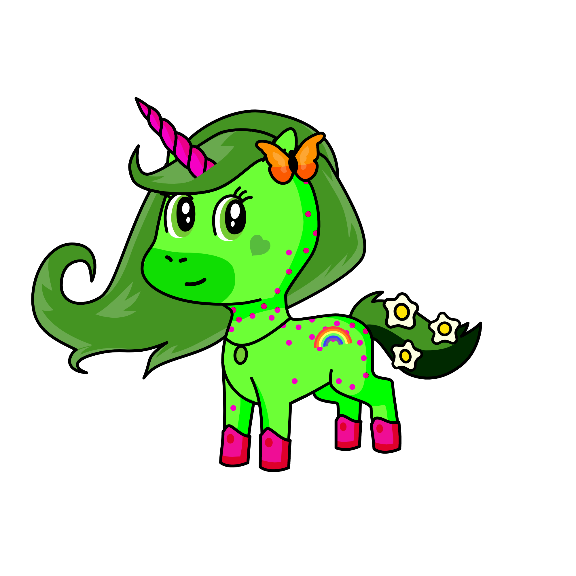 Blossom, the unicorn