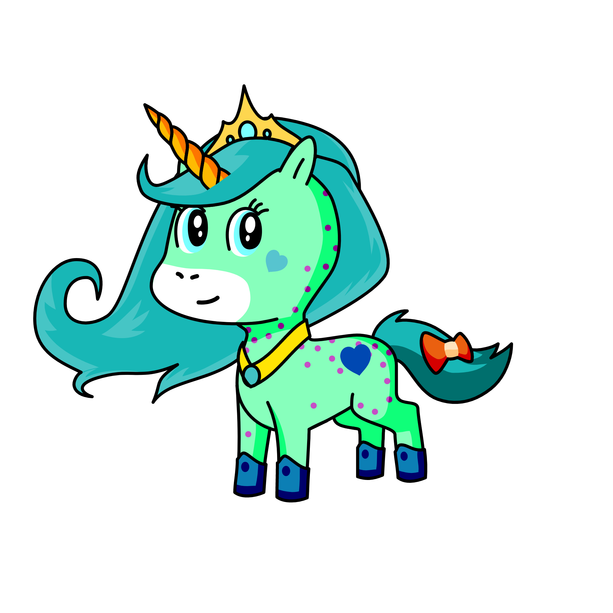 Sky, the unicorn