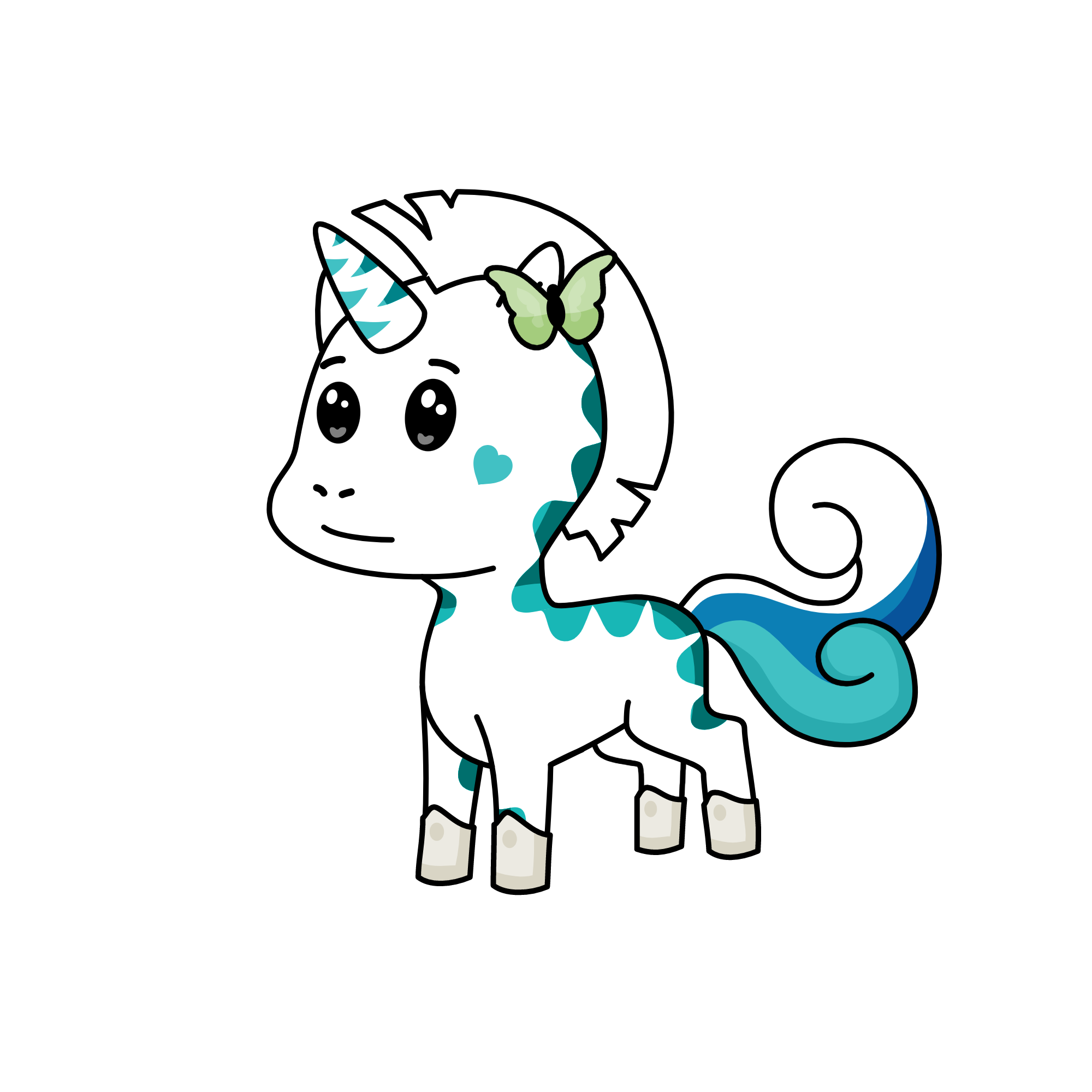 Marcus Bleu, the unicorn