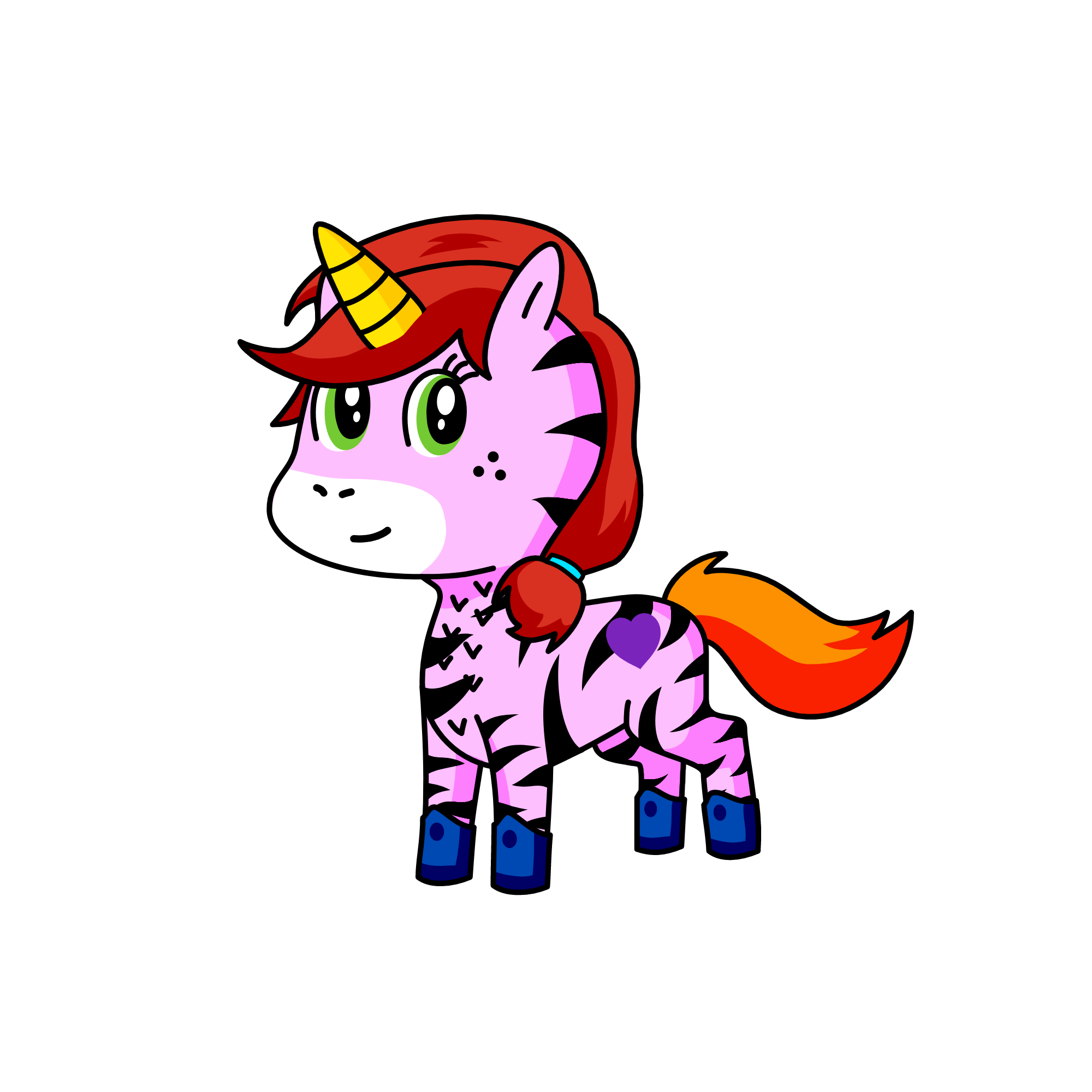 THE RAD ONE, the unicorn